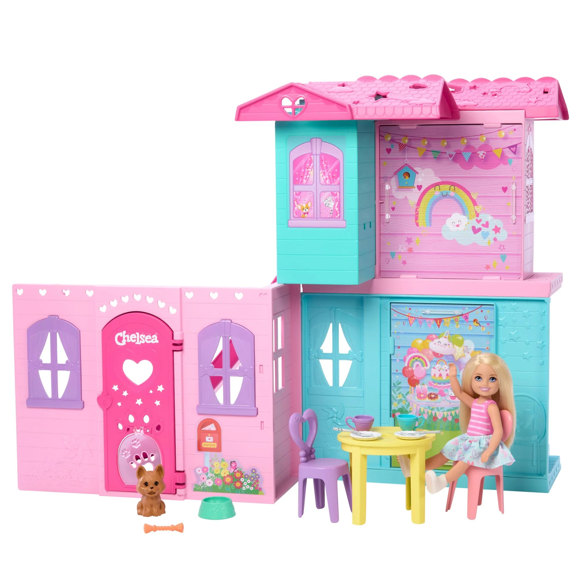 Bebek Ve 15'Ten Fazla Aksesuar Içeren Ve Açılınca Boyu 43 X +33 Cm'Yi Geçen Barbie Chelsea Açılır Bebek Evi - Image 5