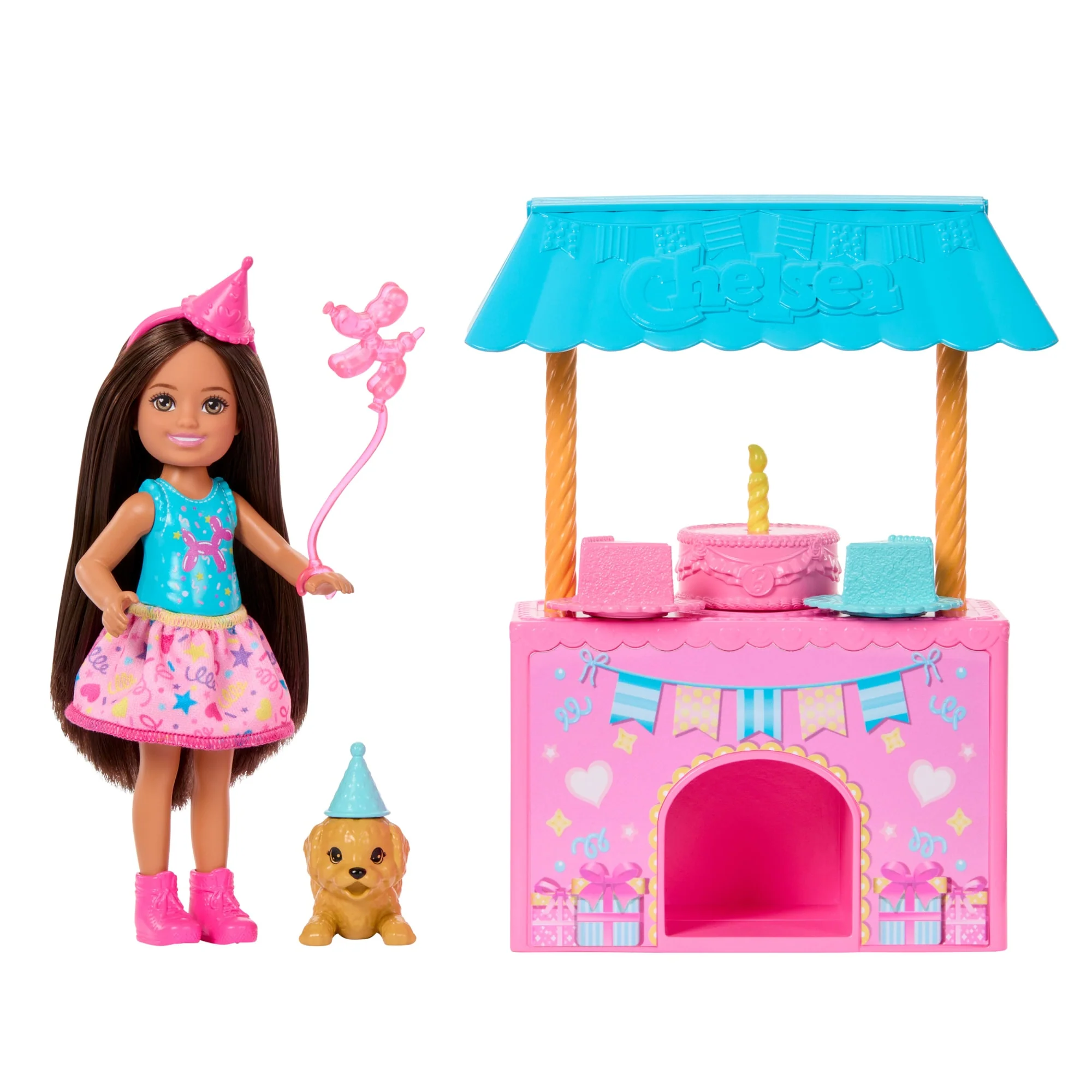 Conjunto De Juego Fiesta De Cumpleaños Sorpresa Del Club Chelsea De Barbie Family & Friends Con Muñeca Pequeña Y Más De 10Accesorios - Image 5