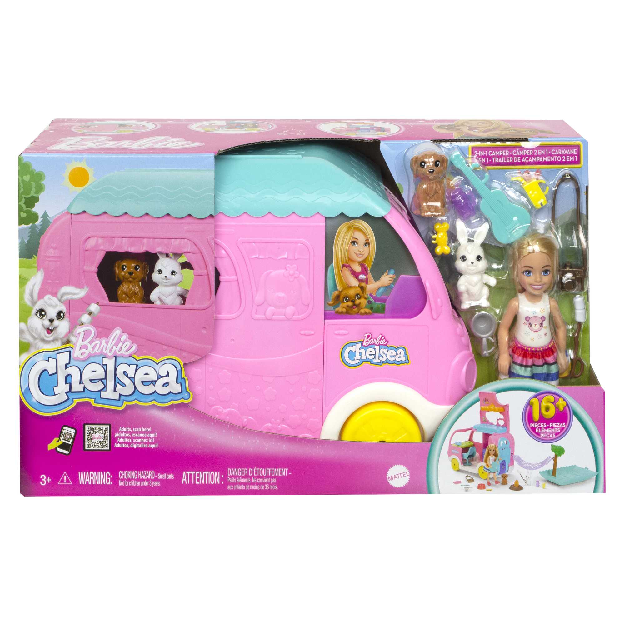 Barbie - Coffret Barbie Camping-Car De Chelsea - Poupée Mannequin - 3 Ans Et + - Image 6