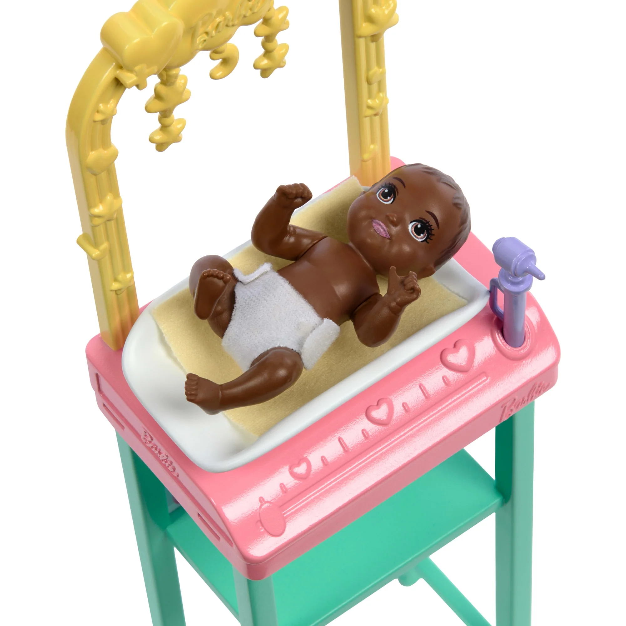Barbie-Coffret Barbie Pédiatre-Poupée Blonde Et Poupée Bébé - Image 3