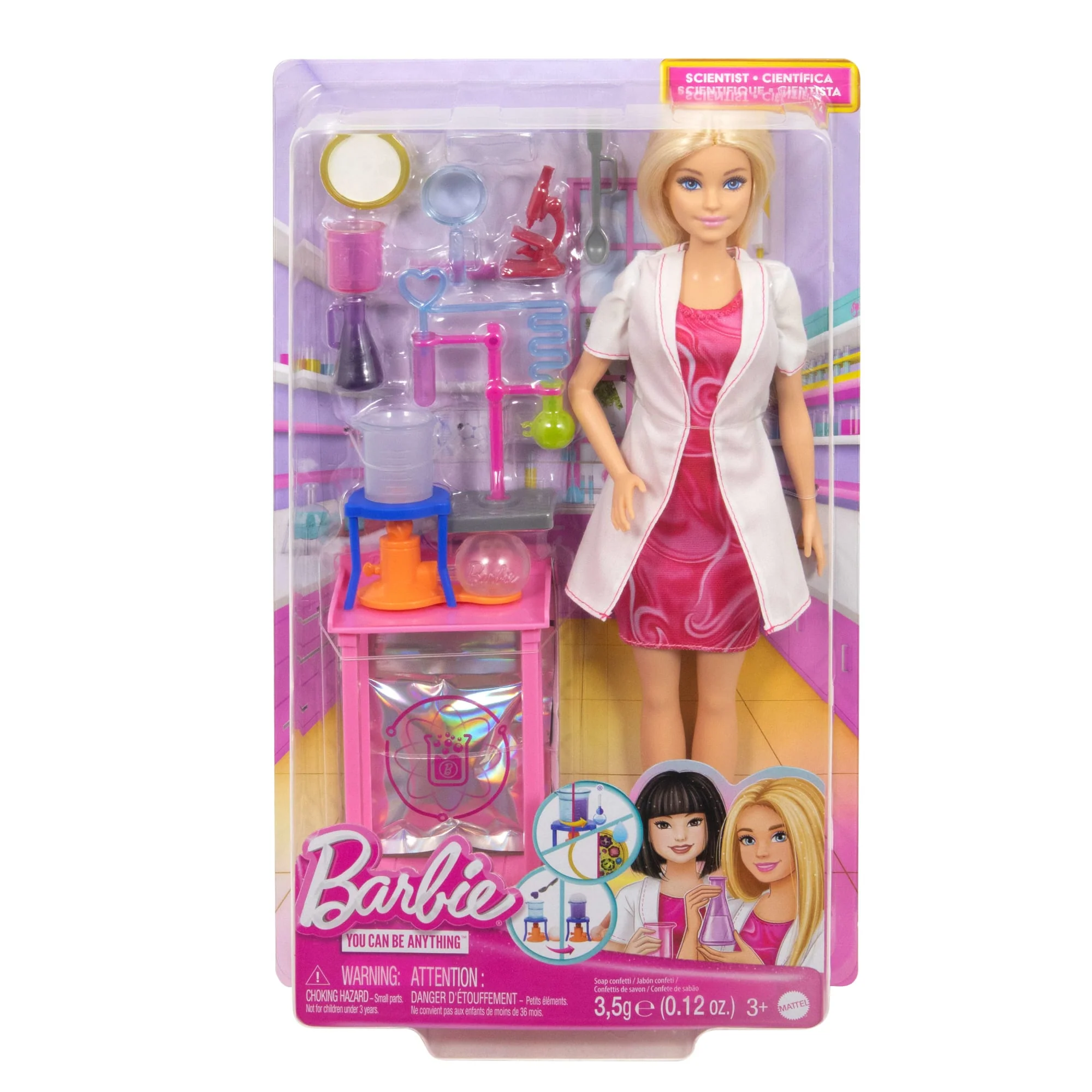Barbie-Coffret Barbie Scientifique-Poupée Blonde Et Accessoires - Image 5