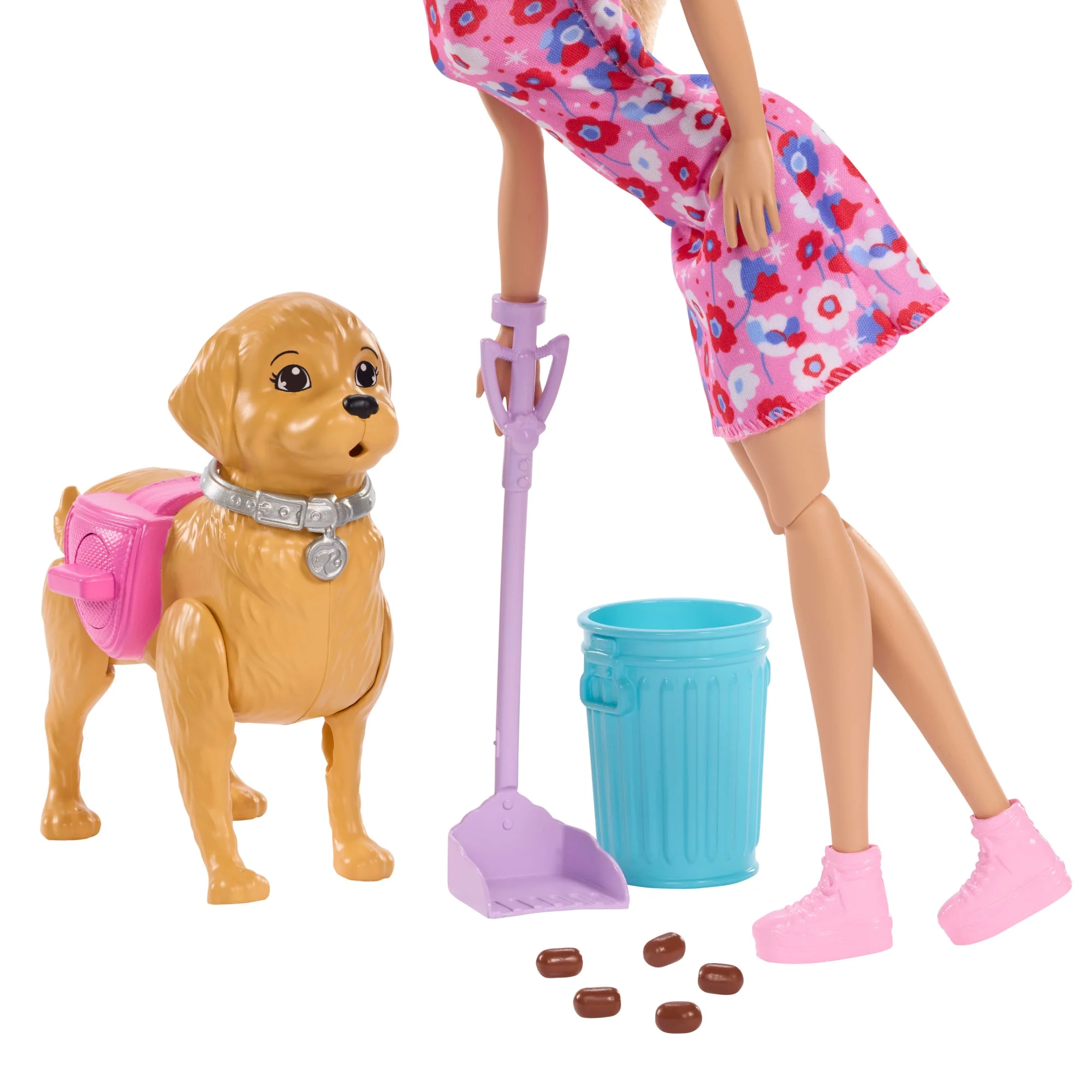 Barbie-Coffret Barbie “Malibu” Et Son Chiot Promenade Et Besoins - Image 5