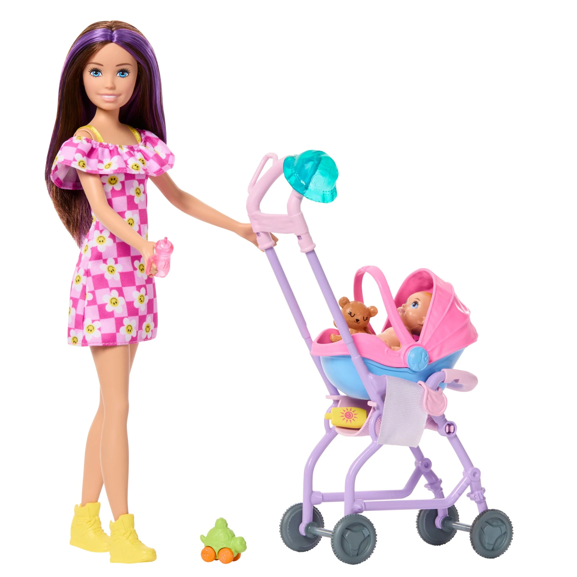 Barbie-Skipper Baby-Sitter-Coffret Avec Poupée Brune Et Poupée Bébé - Image 2