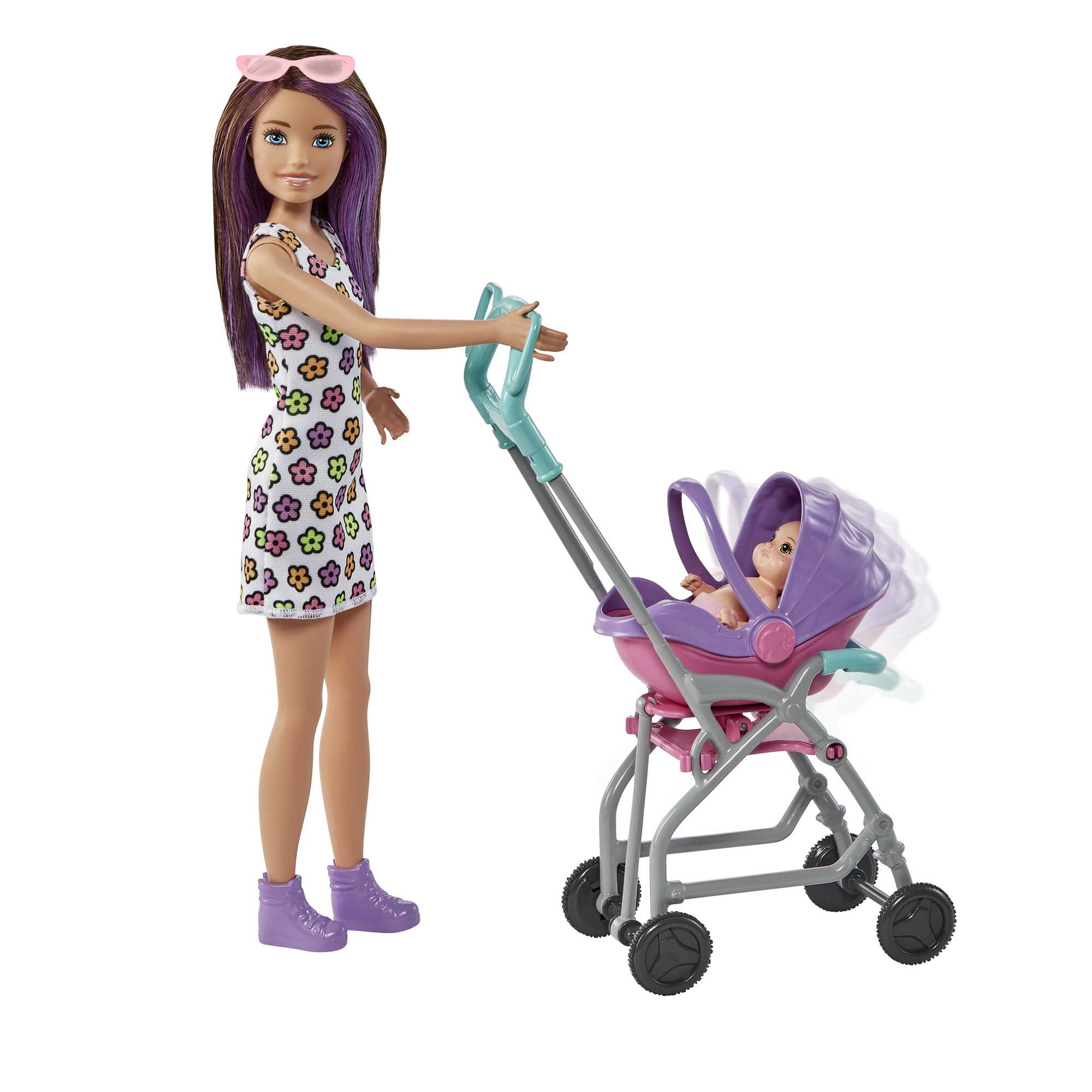 Barbie-Coffret Skipper Baby-Sitter Poussette Avec Poupée, Dès 3 Ans - Image 3
