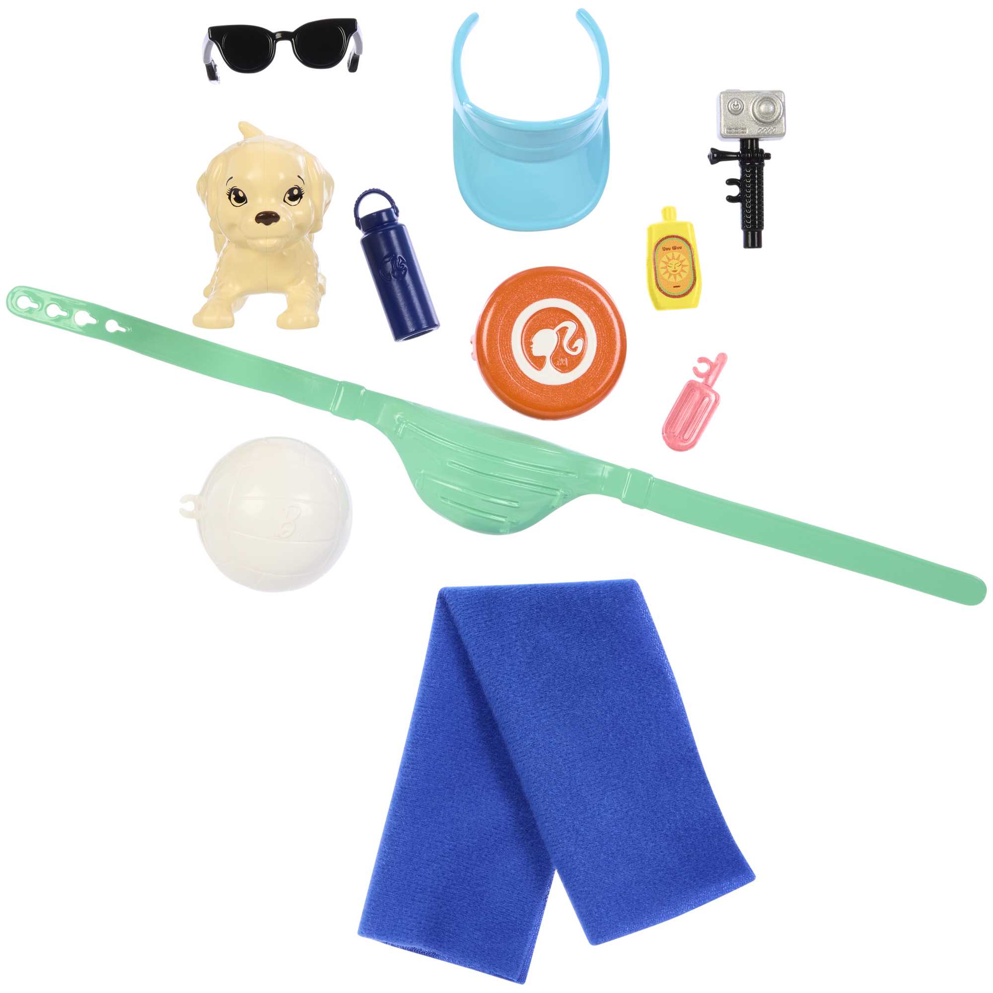 Barbie Coffret Surf Ken - Poupée Blonde Articulée, Planche De Surf, Chiot Et Accessoires - Image 5