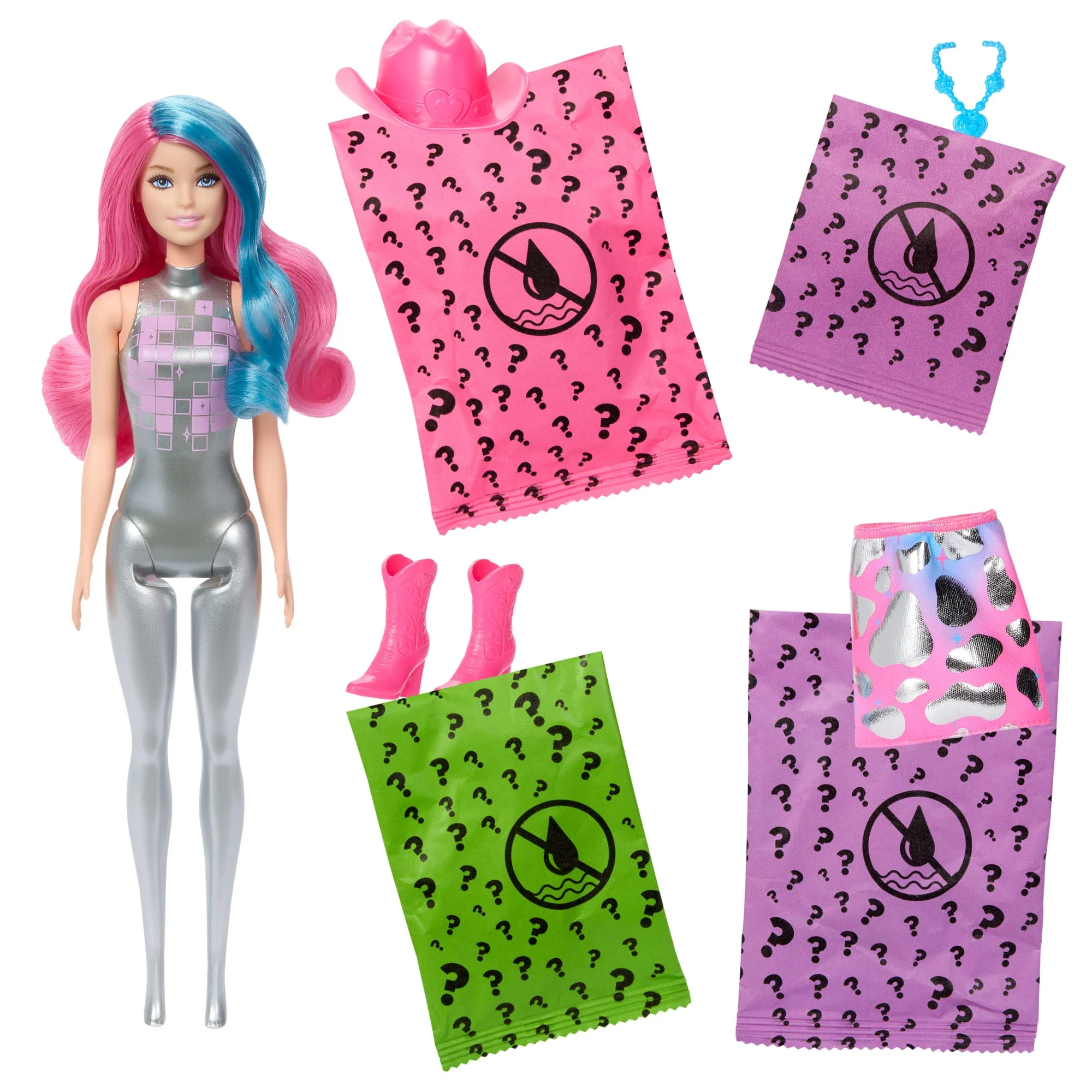 Barbie Color Reveal Serie Disco Star, Bambola E Accessori Con 6 Sorprese (Stili Diversi) - Image 5