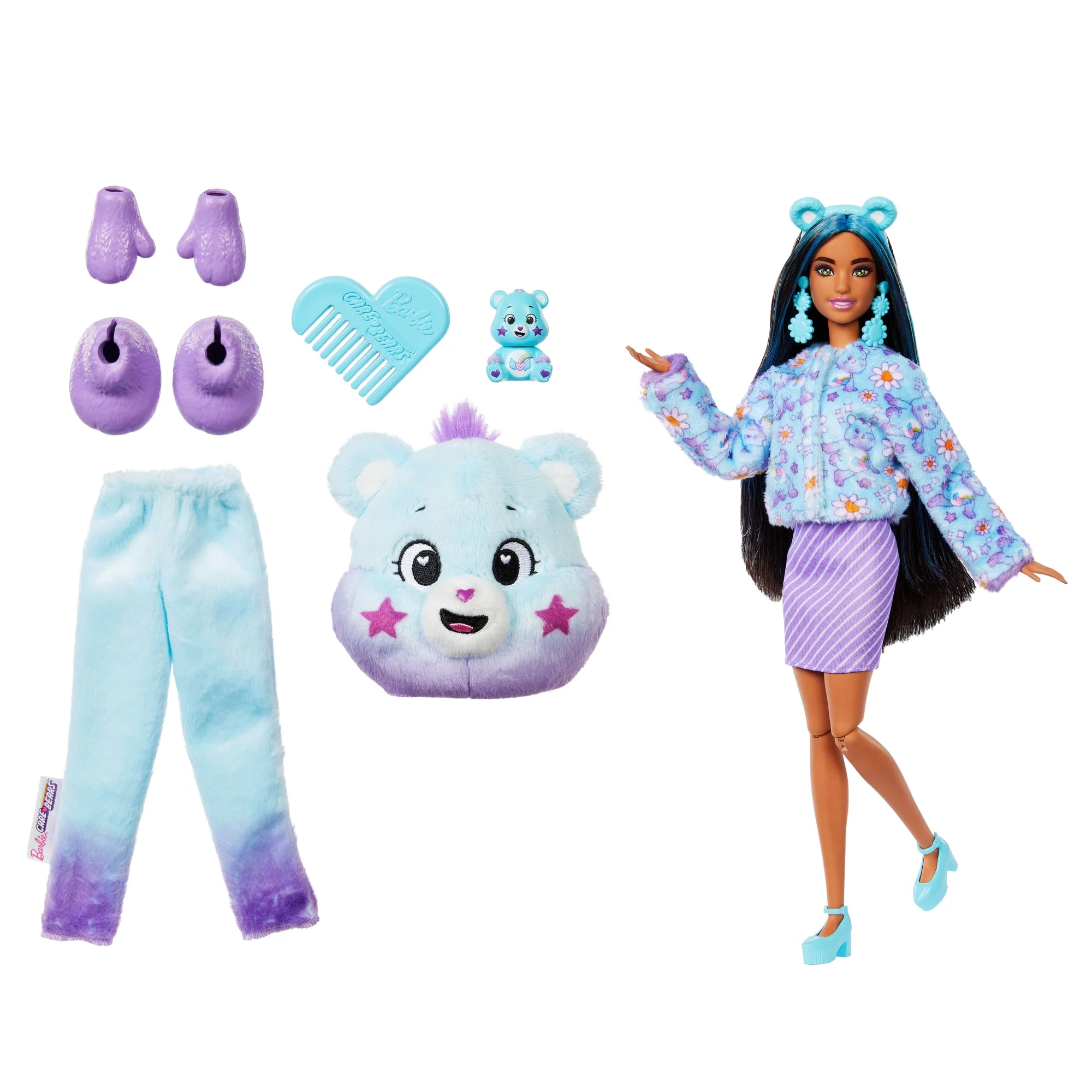 Barbie Cutie Reveal Care Bears Serie 2 Dream Bright Bear Con 10 Sorprese, Bambola E Accessori - Image 3