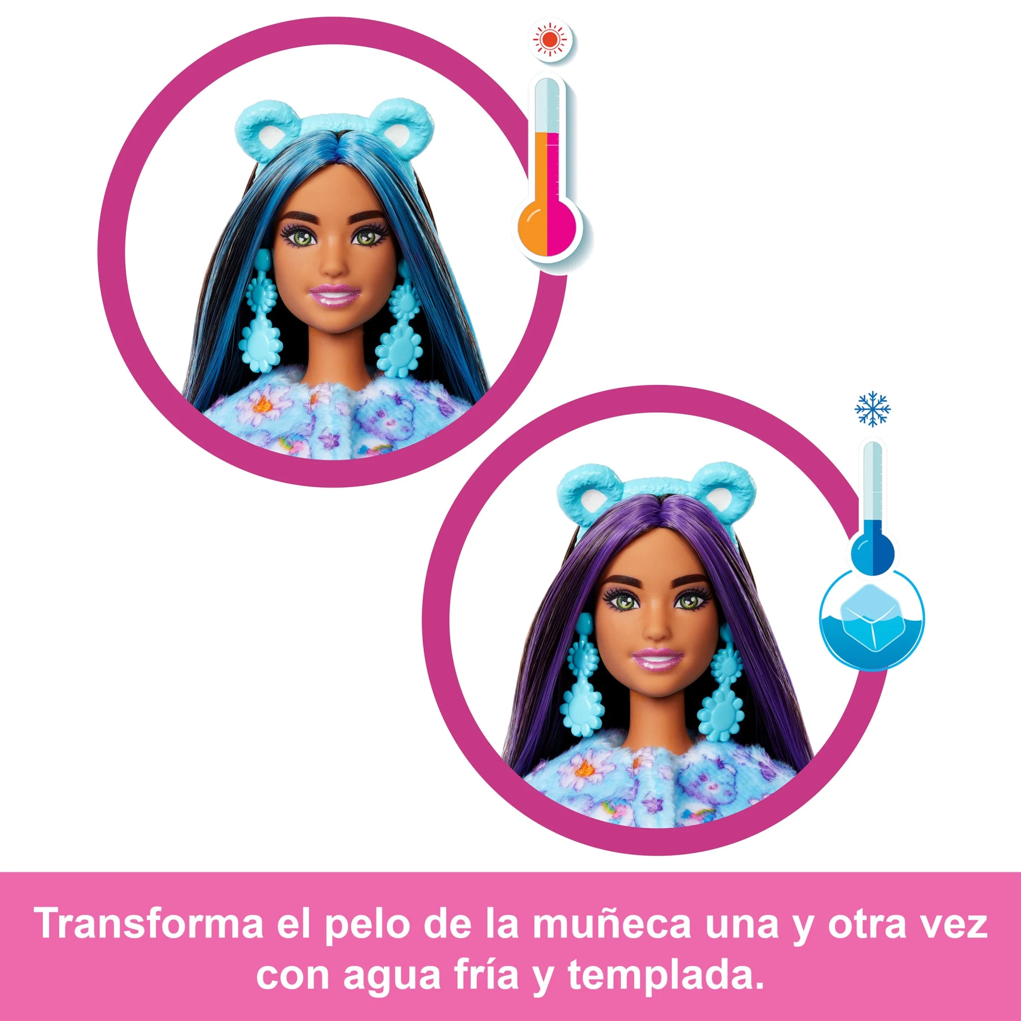Muñeca Barbie Cutie Reveal De La Serie 2 De La Colección Care Bears Con Accesorios, Osito Dream Bright Bear Con 10 Sorpresas - Image 3