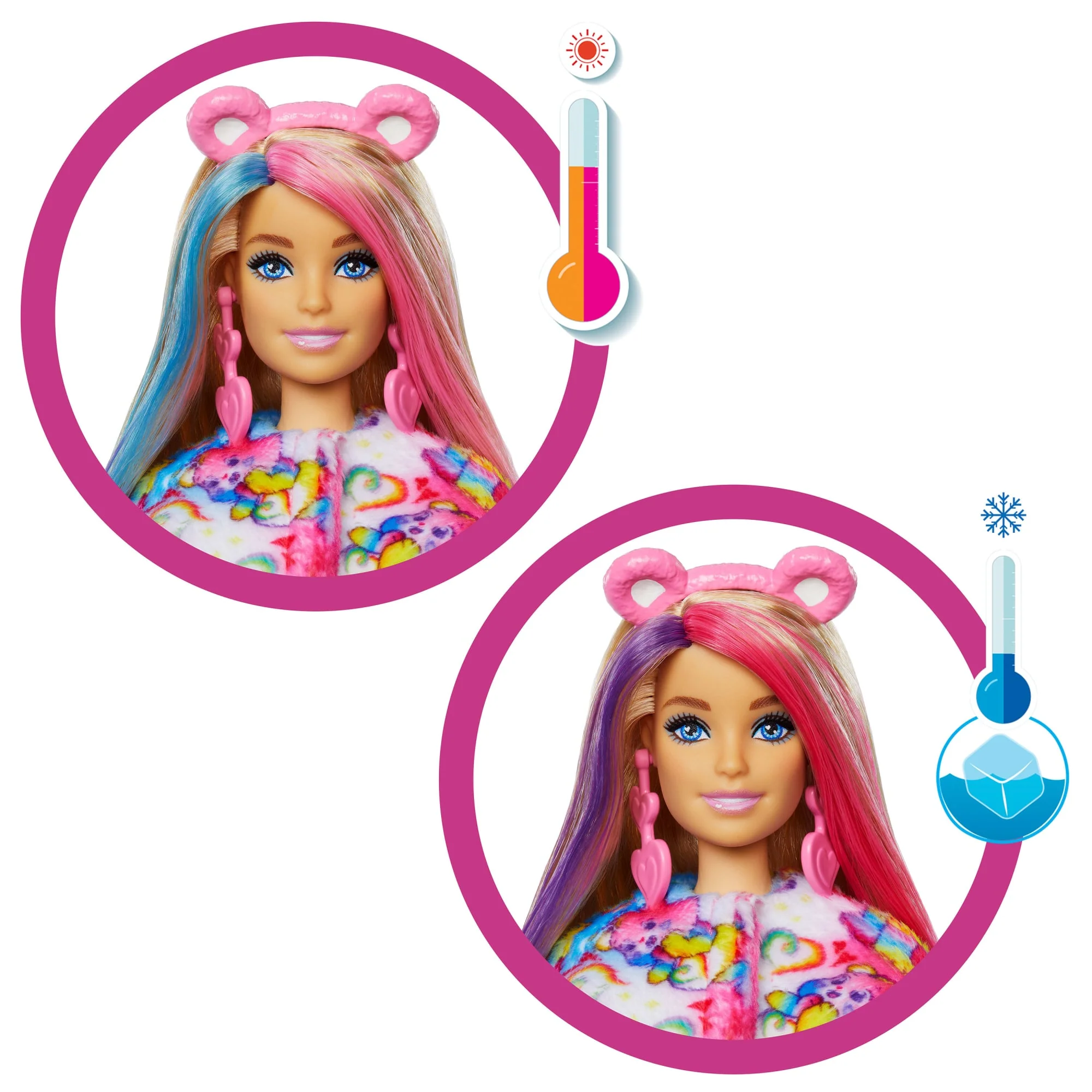 Barbie Cutie Reveal Care Bears Serie 2 Togetherness Bear Con 10 Sorprese, Bambola E Accessori - Image 2