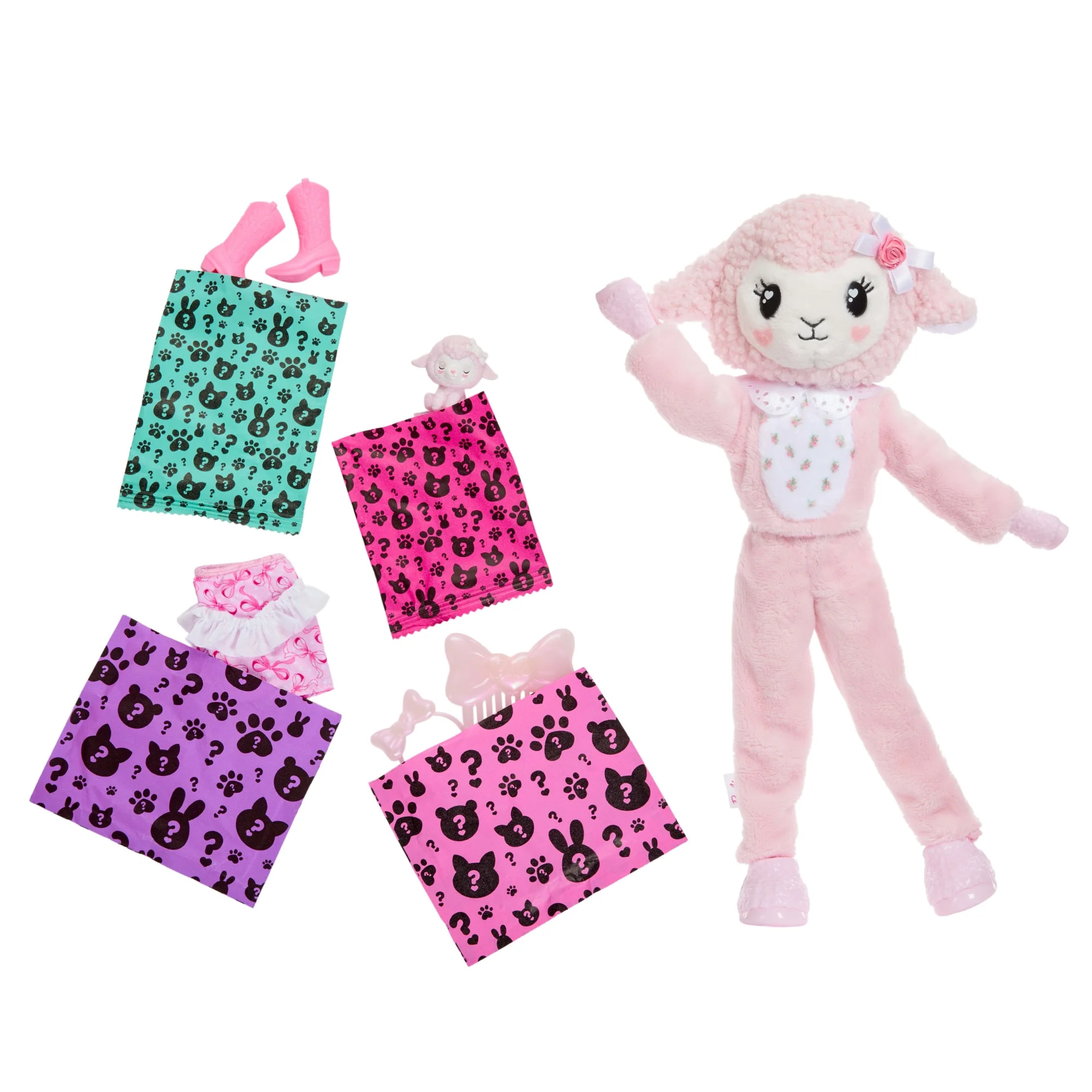 Muñeca Barbie Cutie Reveal De La Serie Abracitos Con Disfraz De Corderito Y Accesorios, Incluidas 10 Sorpresas - Image 5