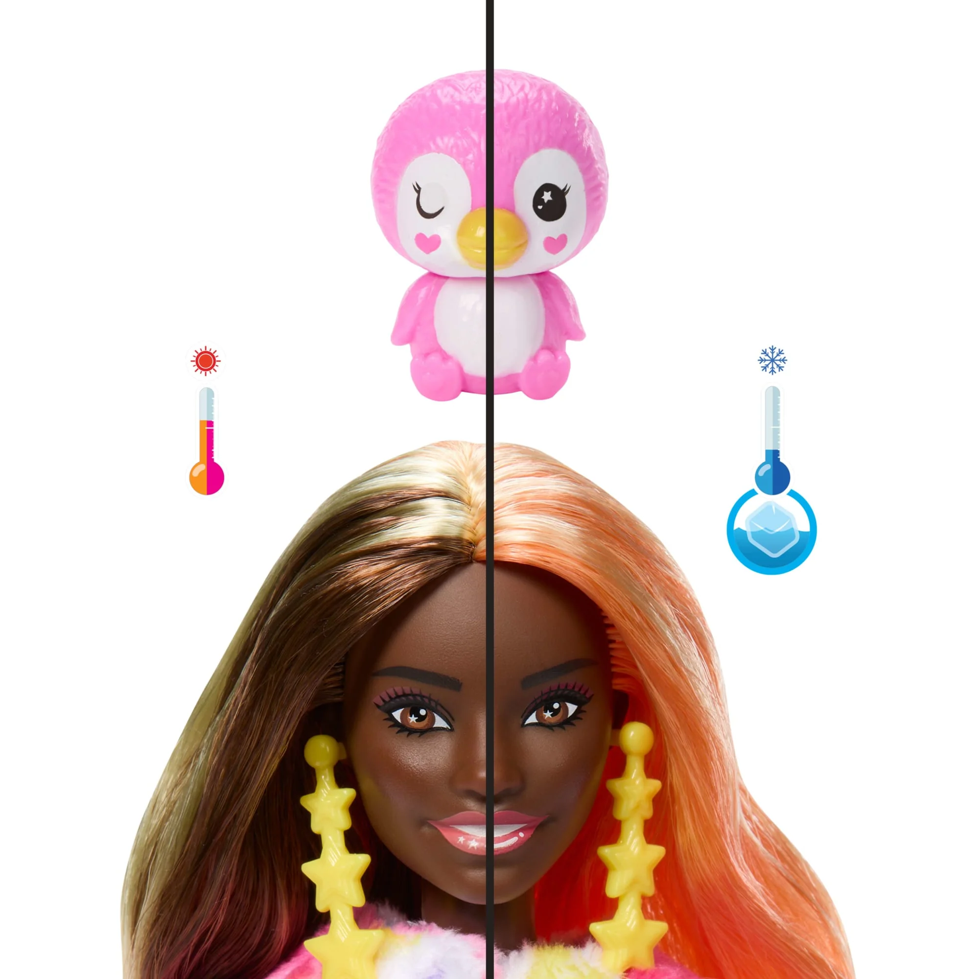 Barbie Cutie Reveal Serie Color Dream, Pinguino, Bambola E Accessori, 10 Sorprese - Image 3