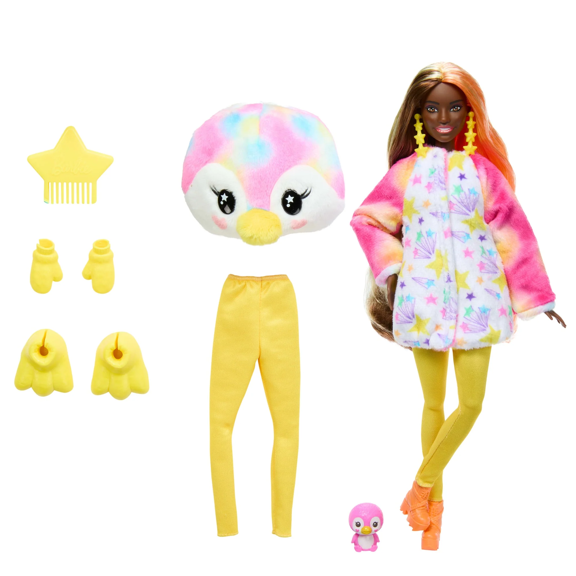 Barbie Cutie Reveal Serie Color Dream, Pinguino, Bambola E Accessori, 10 Sorprese - Image 4