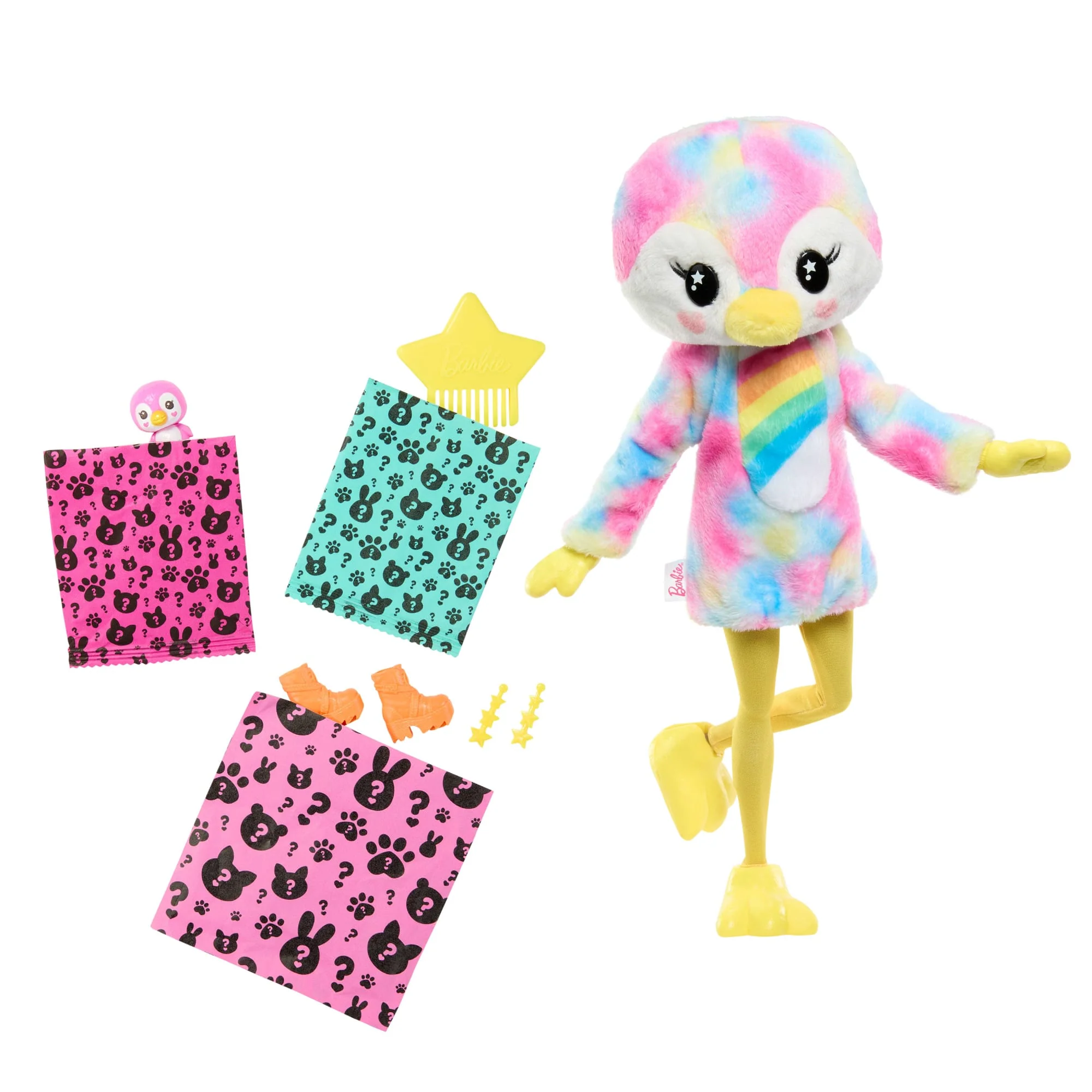 Barbie Cutie Reveal Serie Color Dream, Pinguino, Bambola E Accessori, 10 Sorprese - Image 5