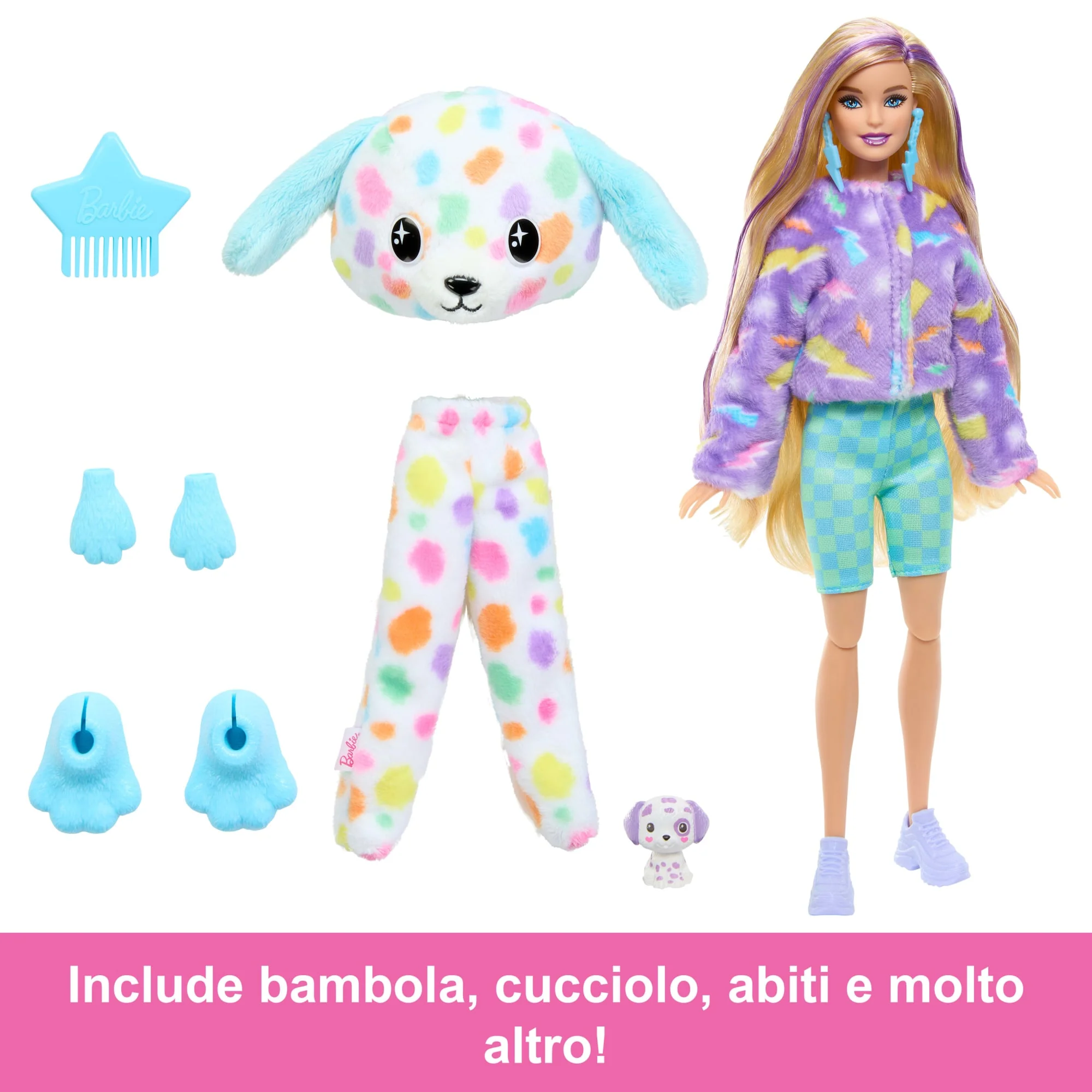 Barbie Cutie Reveal Serie Sogni A Colori - Cagnolino - Image 5