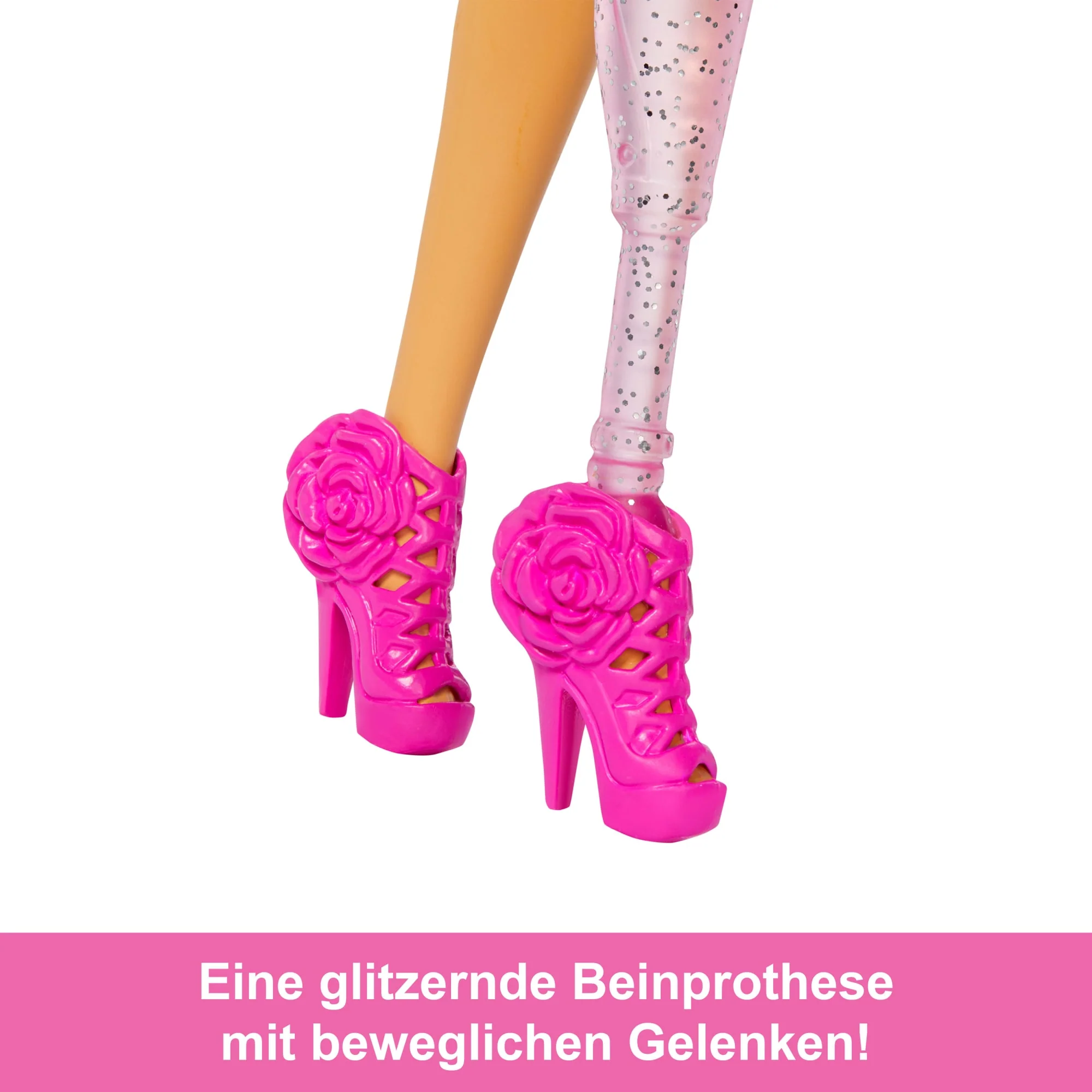 Barbie Deluxe Style-Puppe Nr. 2 Mit Pinkfarbenem Barbiecore-Oberteil Und Passendem Rock, Schwarzen Haaren Und Beinprothese - Image 3