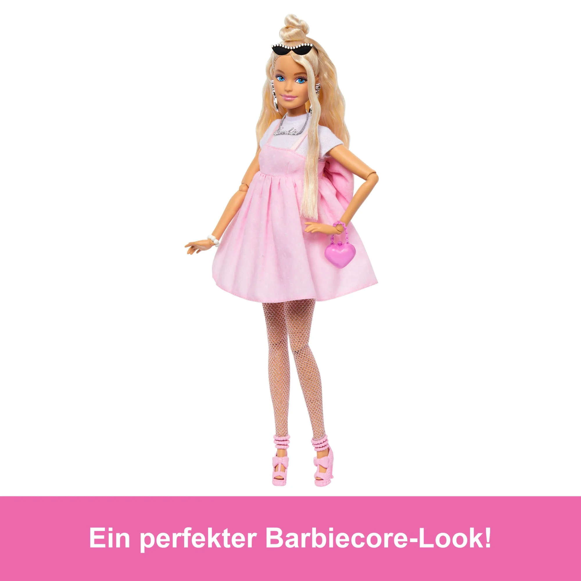 Barbie Deluxe Style-Puppe Nr. 3 Mit Pastellrosa Barbiecore-Kleid Mit Überdimensionaler Schleife Und Blonden Haaren - Image 5