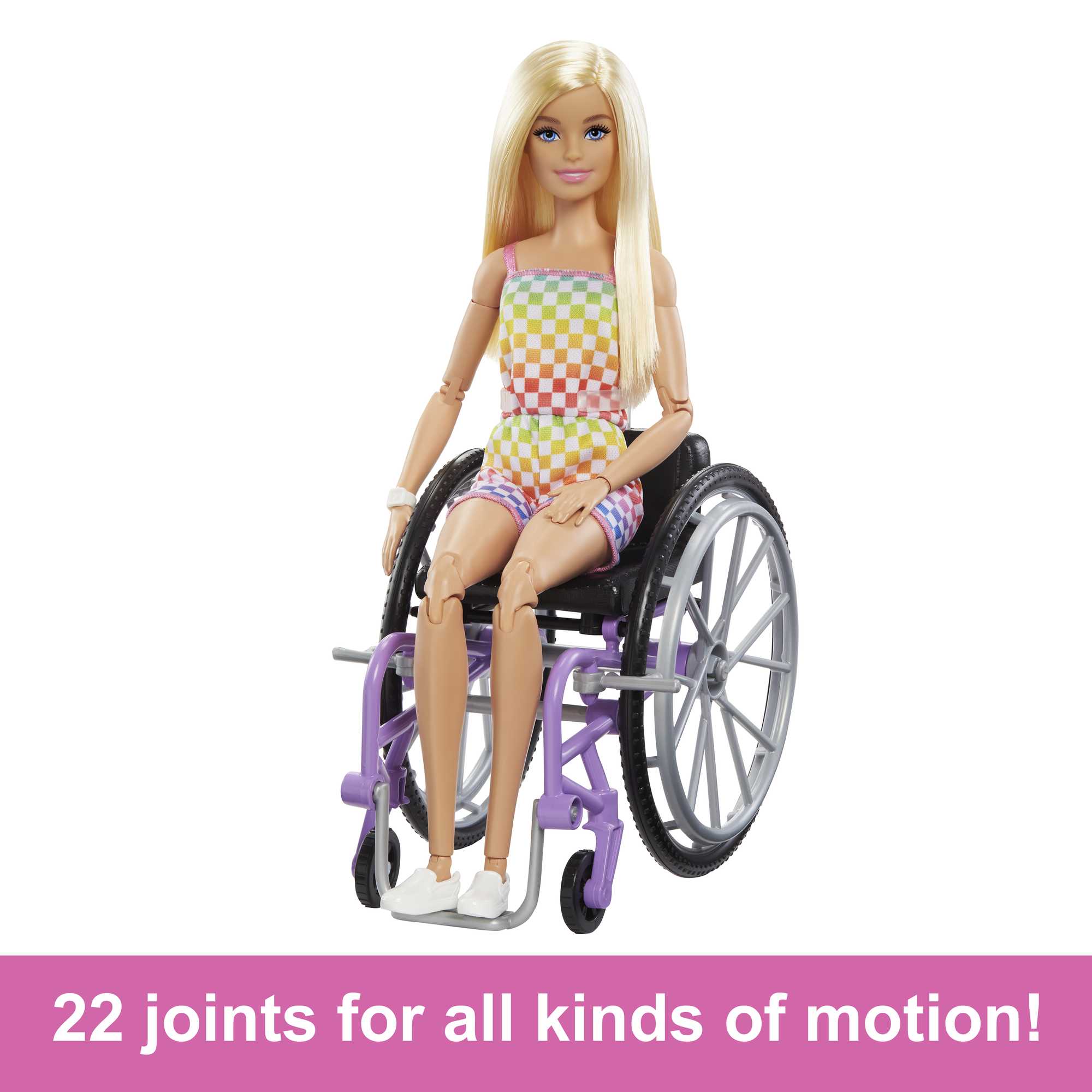 Barbie Wheelchair Doll Blonde - Image 5