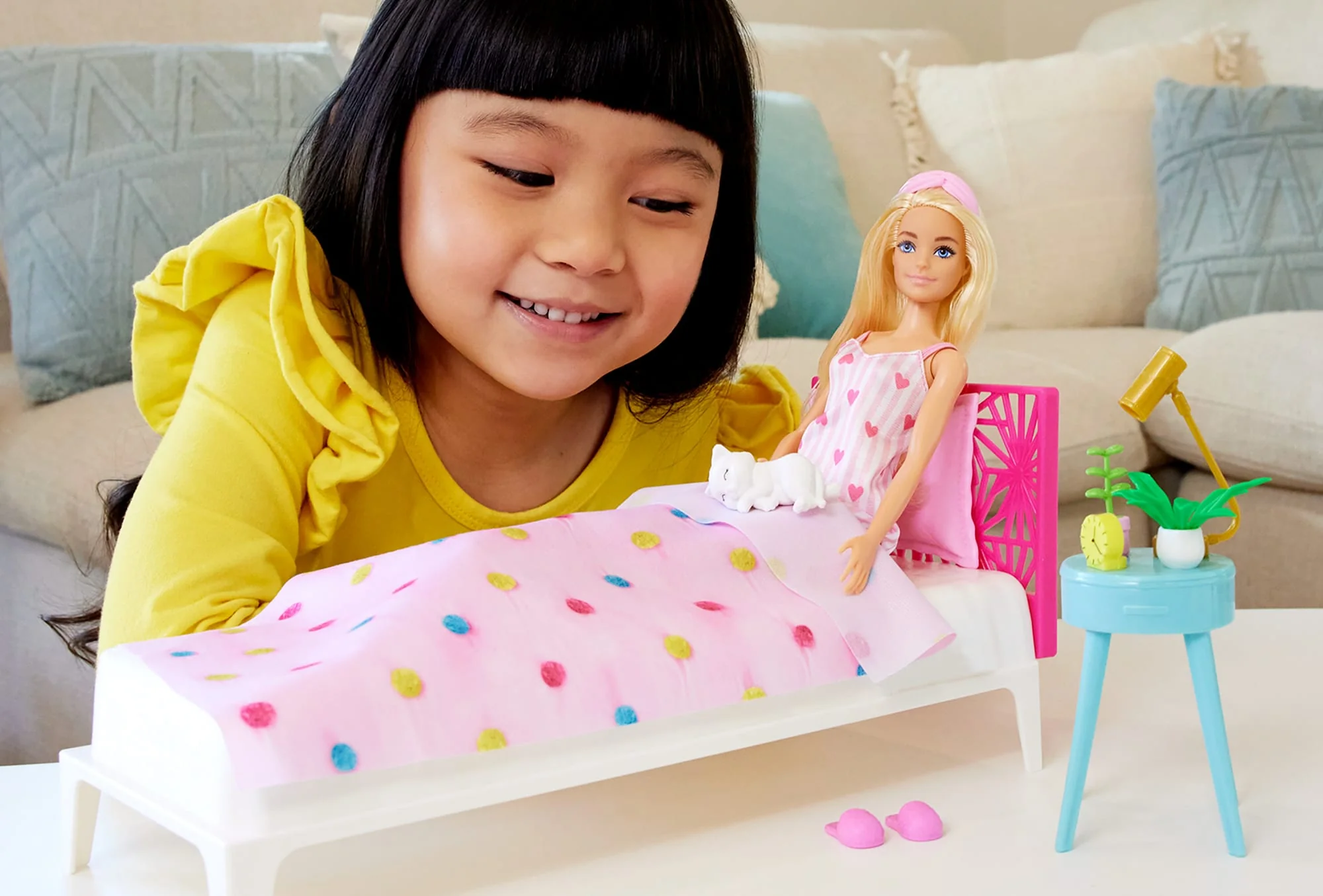 Conjunto De Muñeca Y Dormitorio De Barbie | Muebles De Barbie | Mattel - Image 3
