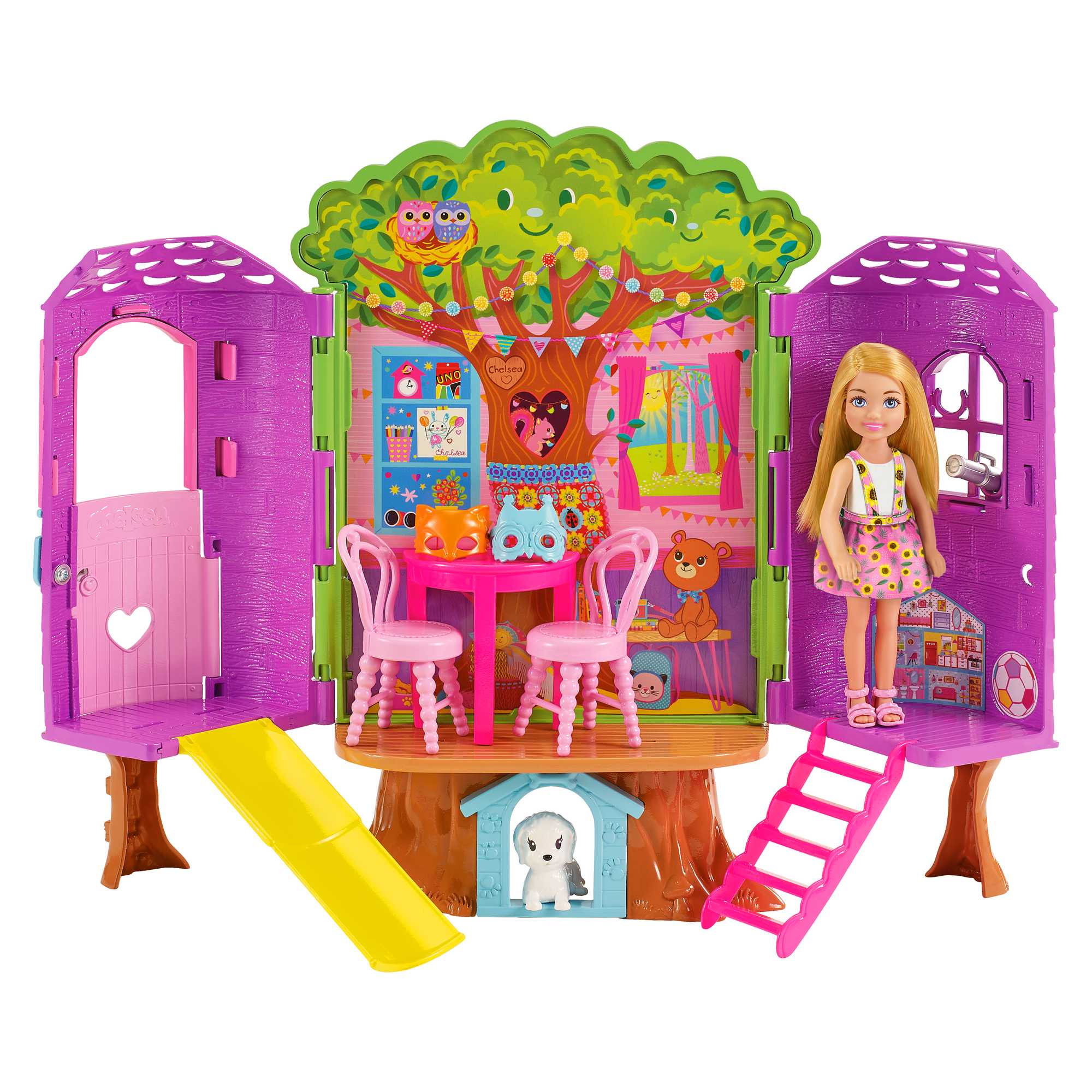 Barbie Chelsea Casa Del Árbol Set De Juego Para Muñecas +3 Años