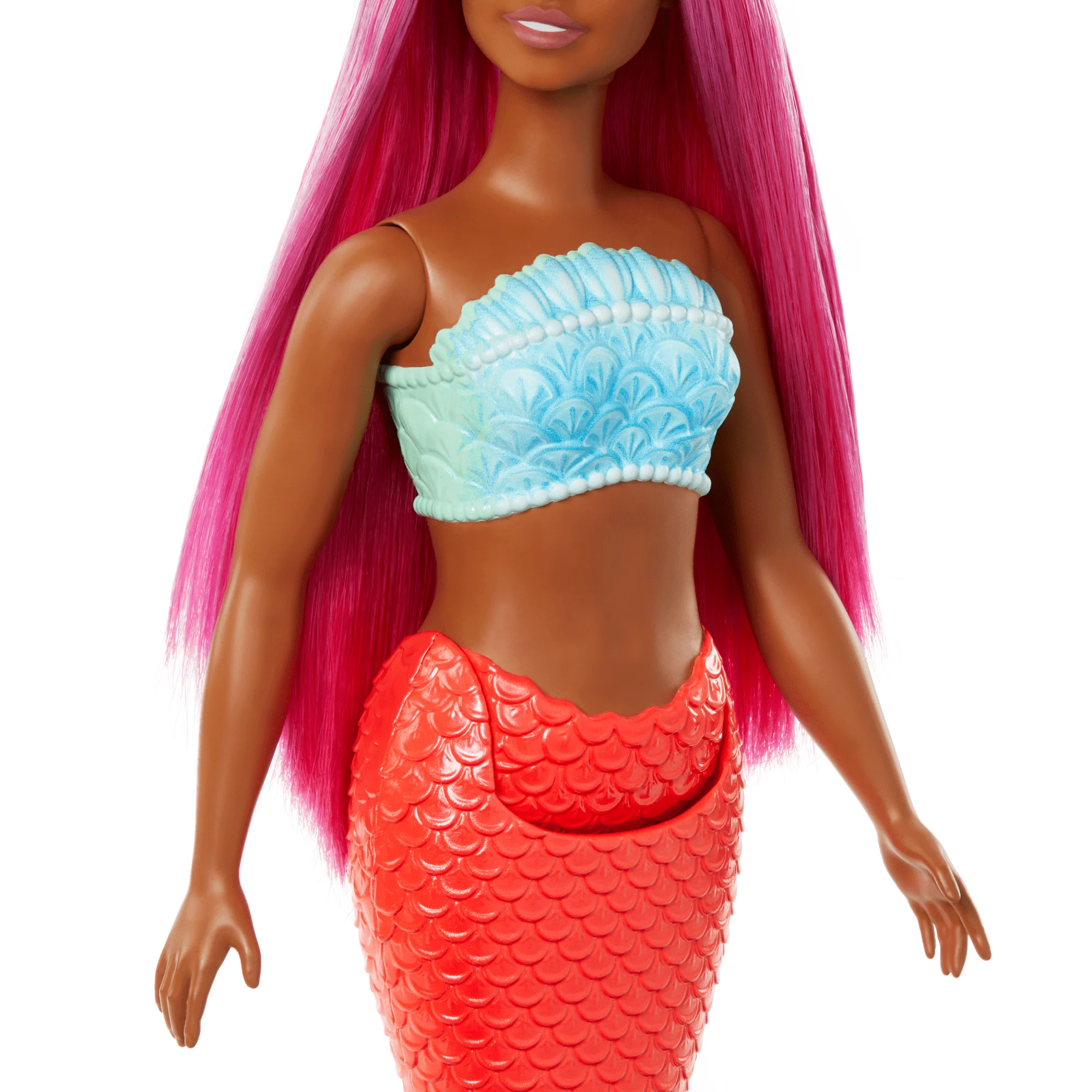 Barbie Mermaid Dolls With Colorful Hair, Tails And Headband Accessories - Image 3