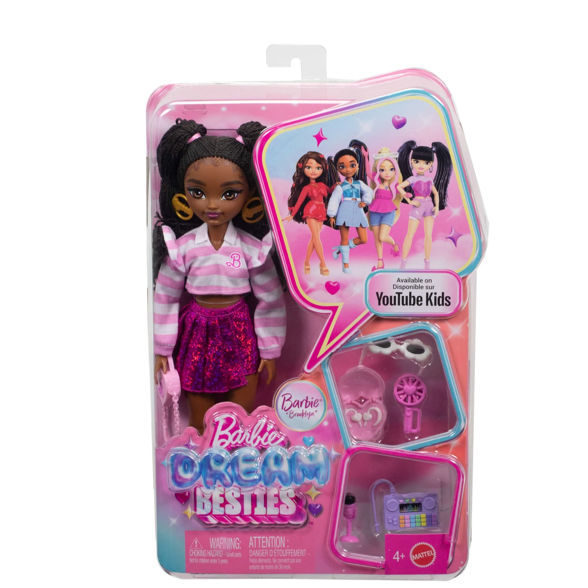 Eklemleri Bükülebilen Barbie Dream Besties Barbie 'Brooklyn' Bebek Ve Aksesuarlar, Temaya Uygun Parçalar - Image 6