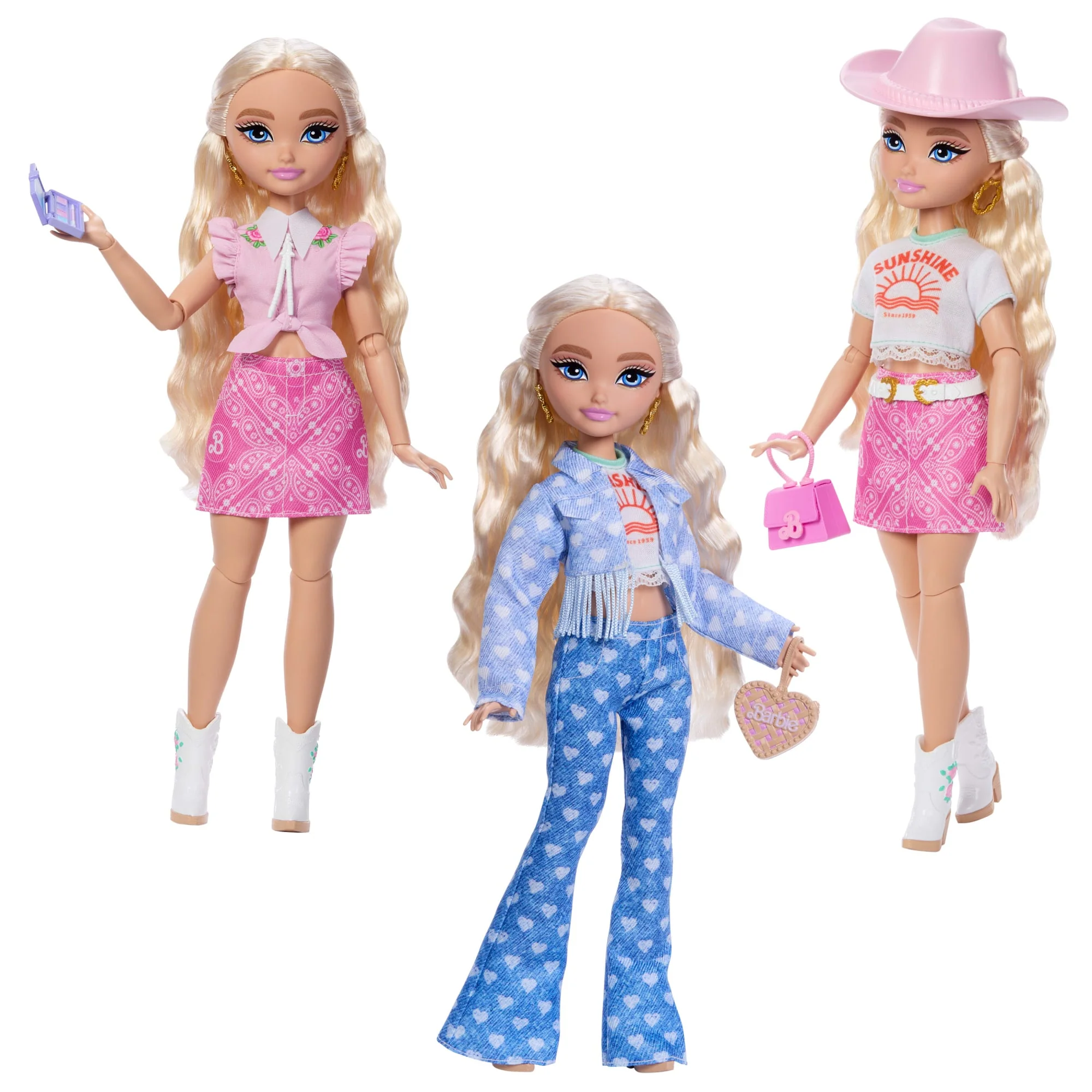 Barbie Dream Besties Malibu Festiwalowe stylizacje Lalka, ubranka i akcesoria Zestaw modowy Zabawka 4+ - Image 5