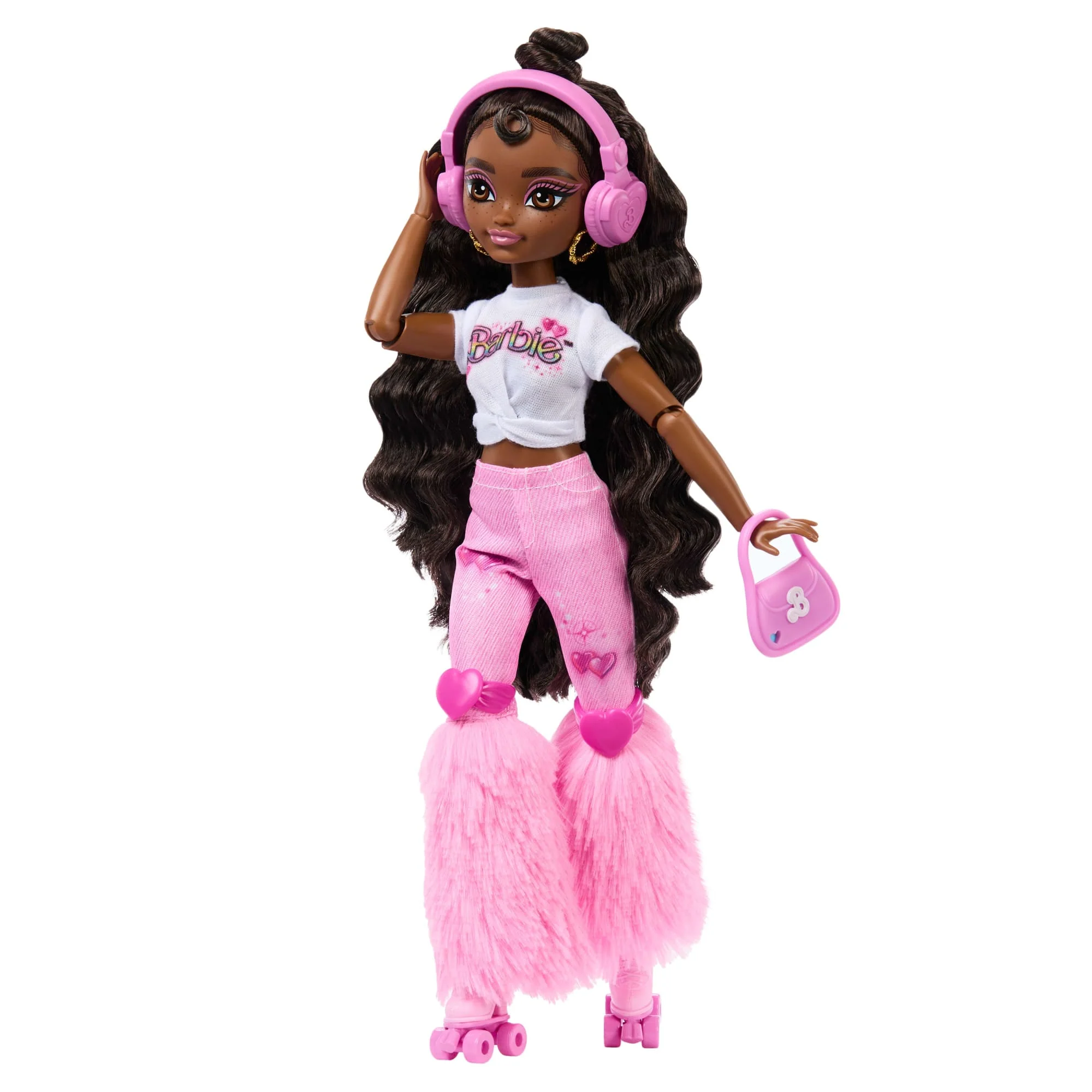Rüya Arkadaşlar Patenci Barbie 'Brooklyn' Bebek Ile Müzik Ve Video Temalı 9 Aksesuar - Image 5