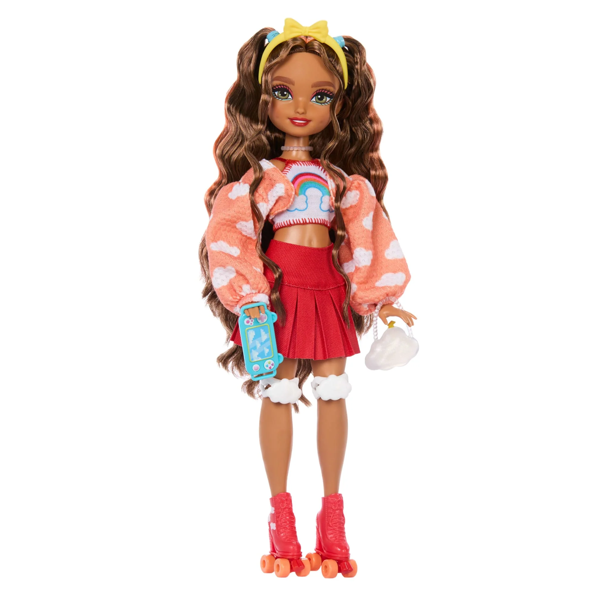 Rüya Arkadaşlar Patenci Barbie Teresa Bebek Ve Video Oyunu Temalı 9 Aksesuar - Image 3