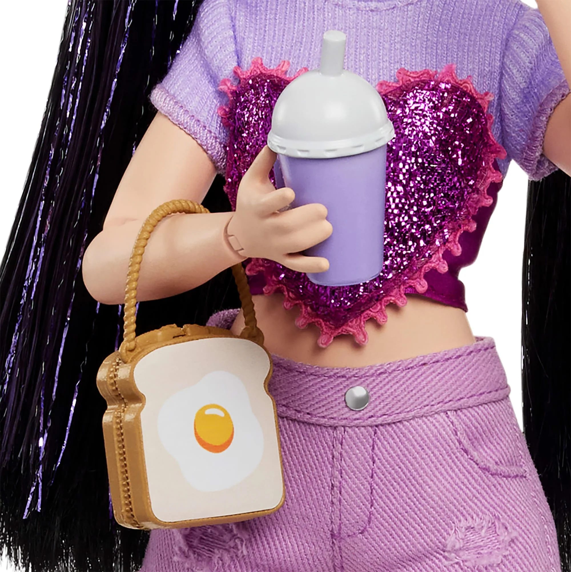 Barbie Dream Besties Renee Fashion Doll With 11 Food Themed Accessories - Image 4