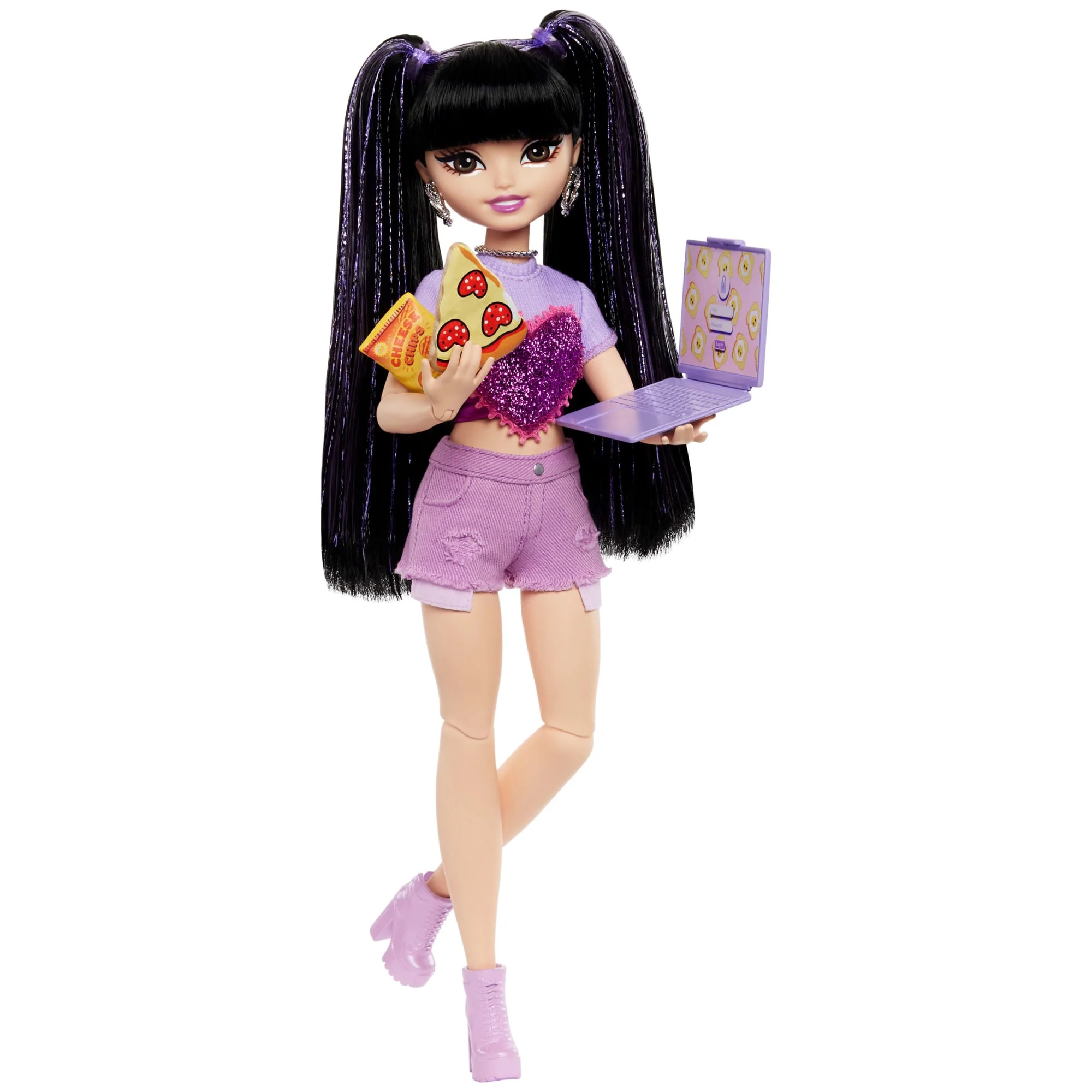 Barbie Dream Besties Renee Modepop Met 11 Accessoires Met Foodthema - Image 5