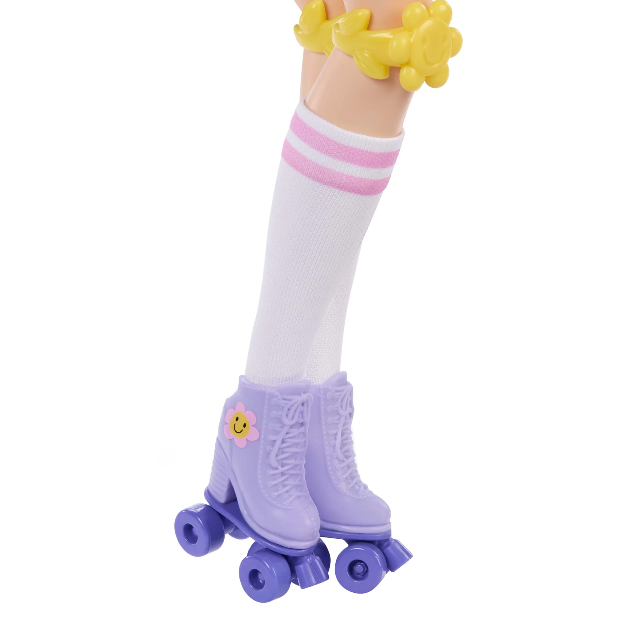 Dream Besties Barbie Renee Roller Skating Fashion Doll With 12 Video & Food Themed Accessories - Image 5