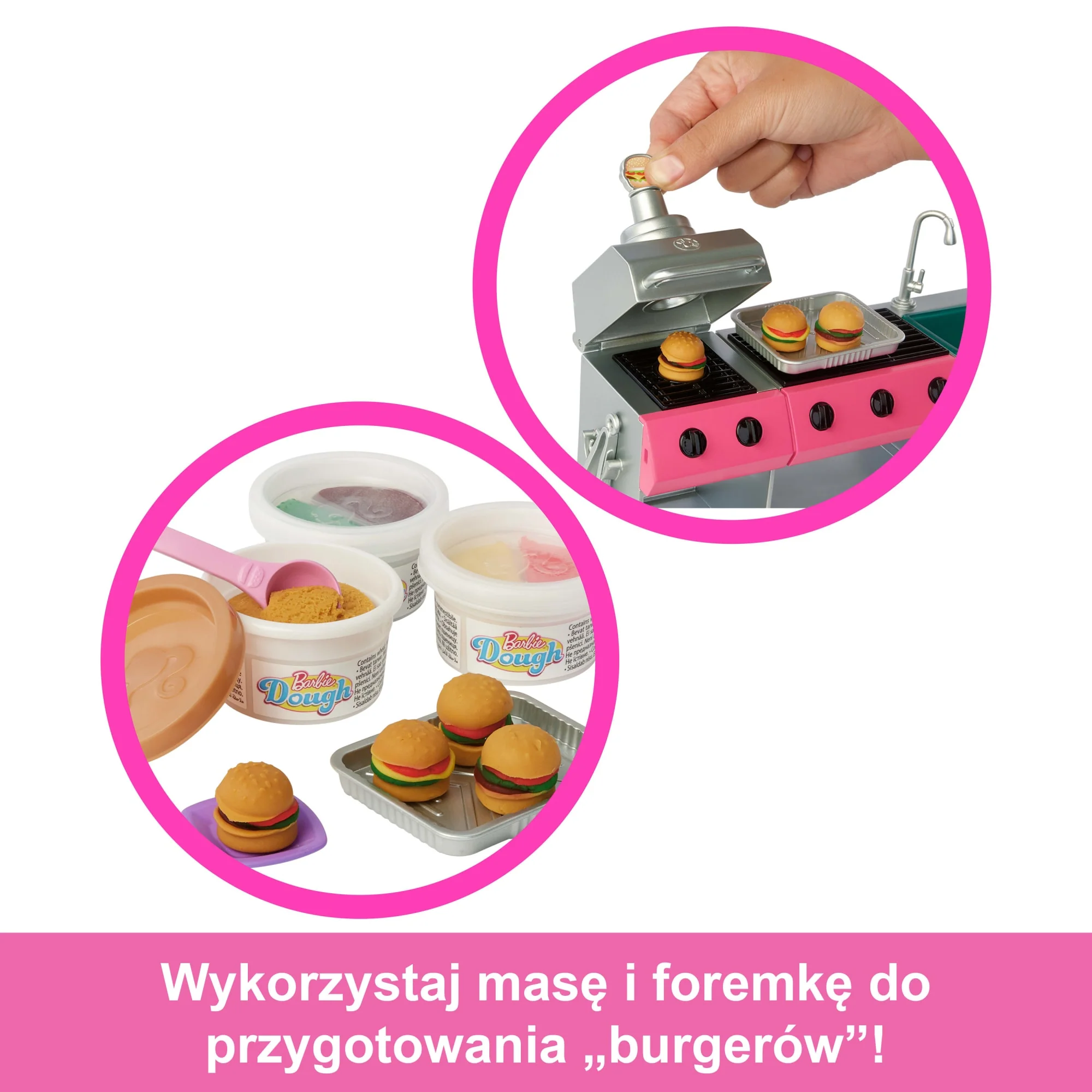 Barbie Dreamcamper Kamper Marzeń Pojazd Zestaw 2 w 1, namiot na dachu, grill i ponad 60 akcesoriów Zabawka 3+ - Image 3