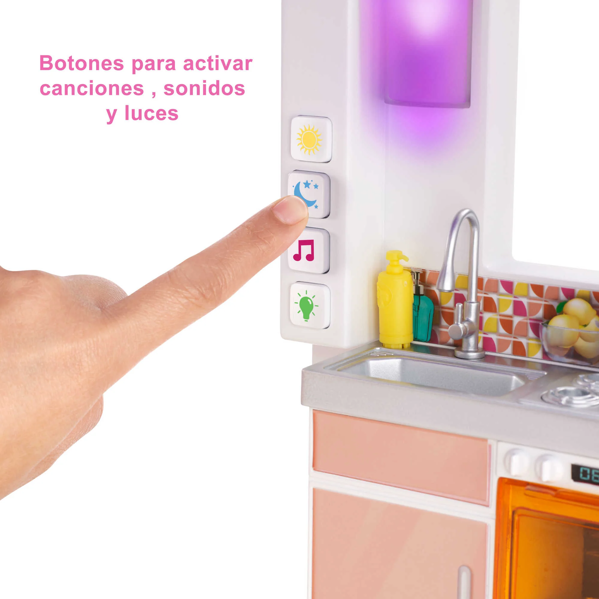 Barbie Dreamhouse 2021 Día y noche Casa para muñecas de juguete de 3 plantas con accesorios - Image 4