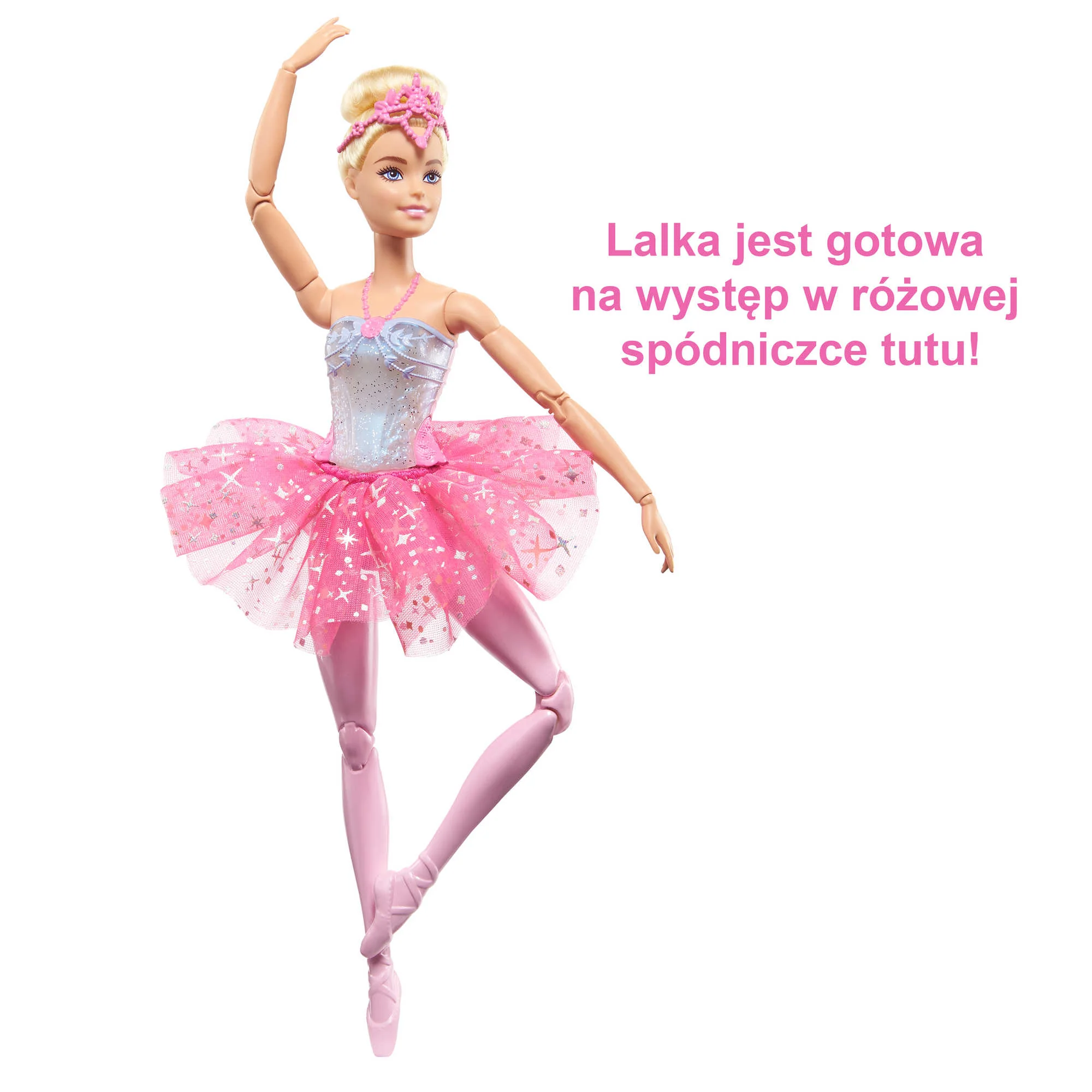 Barbie Baletnica Magiczne światełka Lalka Blondynka - Image 5