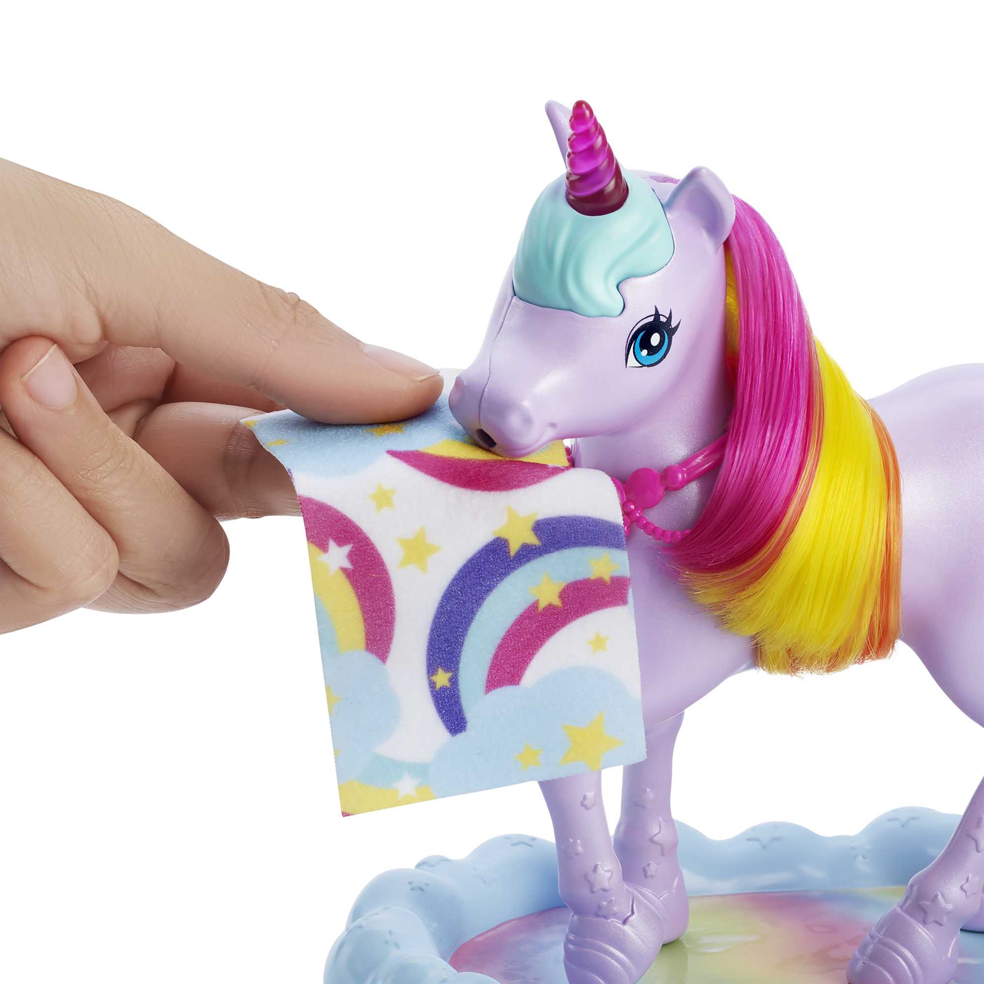 Barbie Dreamtopia Oyun Seti, Barbie Bebek, Tek Boynuzlu At Ve Renk Değiştiren Tuvalet - Image 4