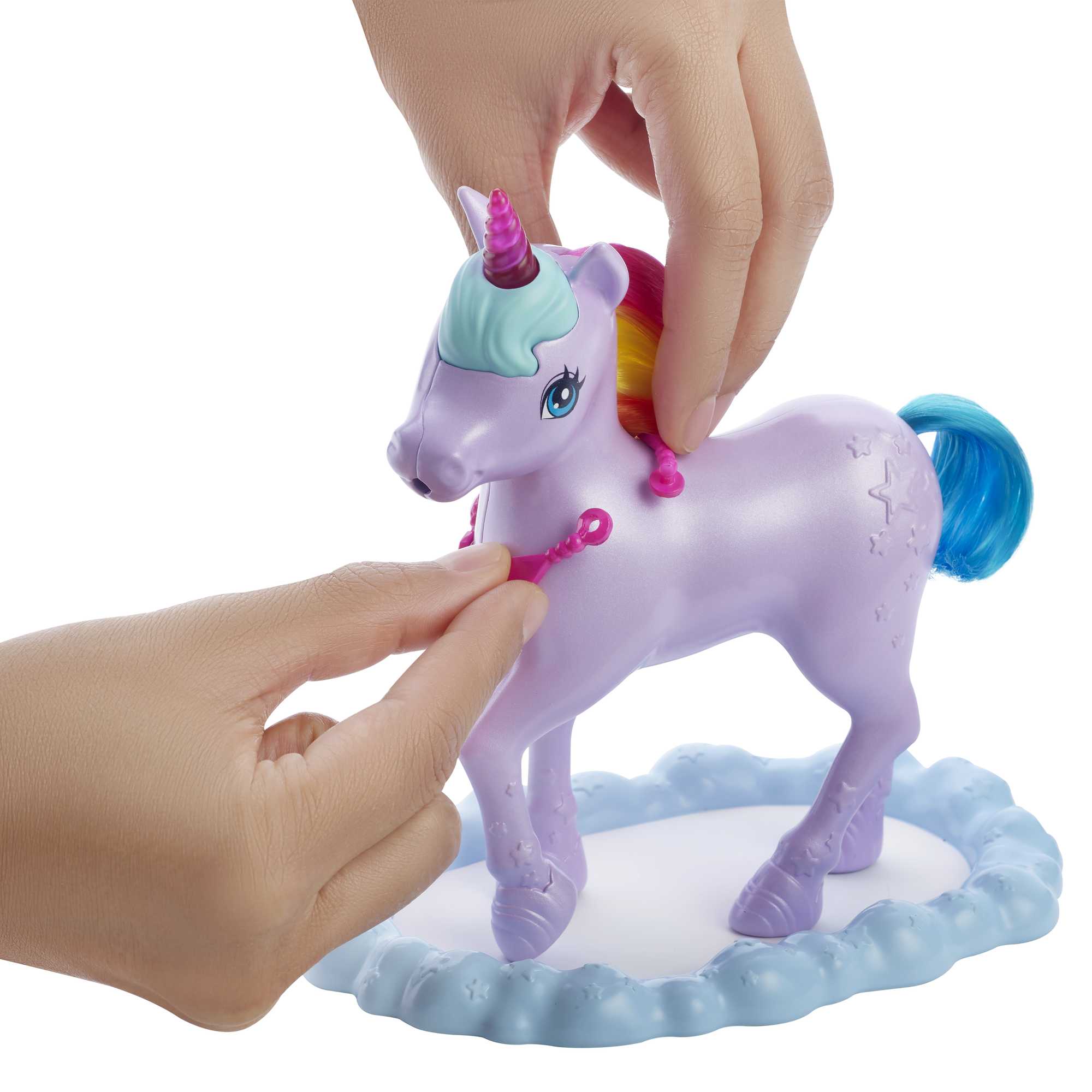 Barbie Dreamtopia Oyun Seti, Barbie Bebek, Tek Boynuzlu At Ve Renk Değiştiren Tuvalet - Image 5