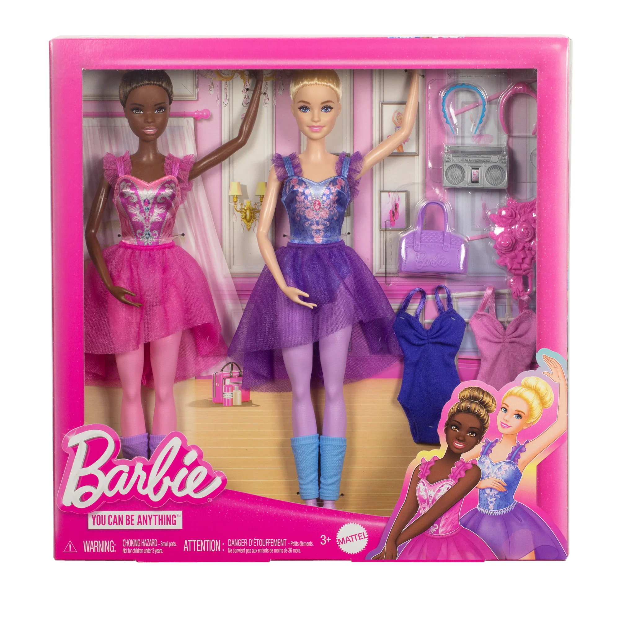 Conjunto Estudio De Ballet De Barbie Con 2 Muñecas De Moda Bailarinas, Un Conjunto De Ropa Adicional Y Accesorios De Baile - Image 6