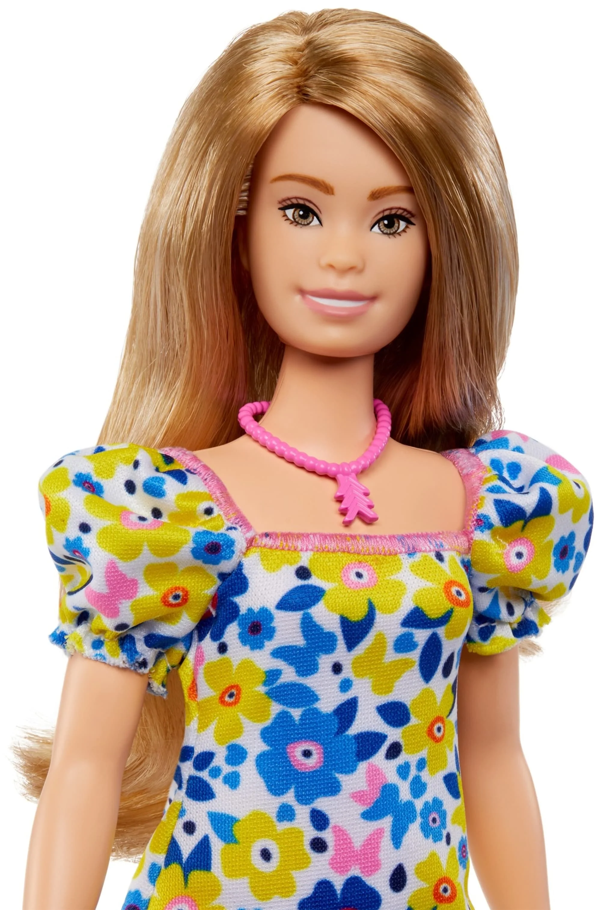 Barbie Fashionista Muñeca Síndrome De Down Vestido Flores +3 Años - Image 3