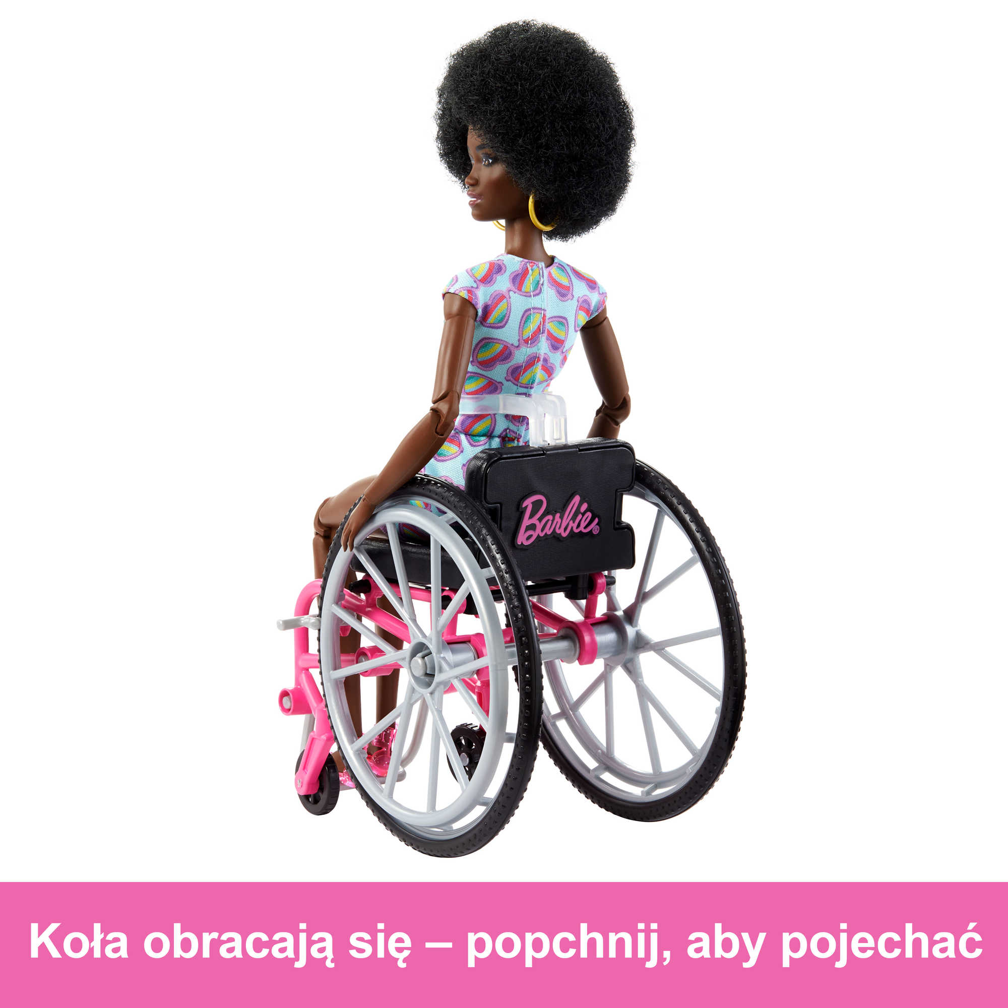 Barbie Fashionistas Lalka z wózkiem inwalidzkim i rampą - Image 3