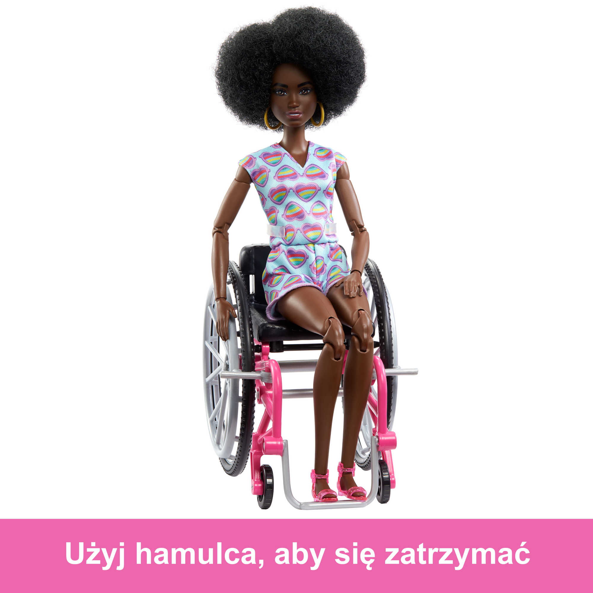 Barbie Fashionistas Lalka z wózkiem inwalidzkim i rampą - Image 4