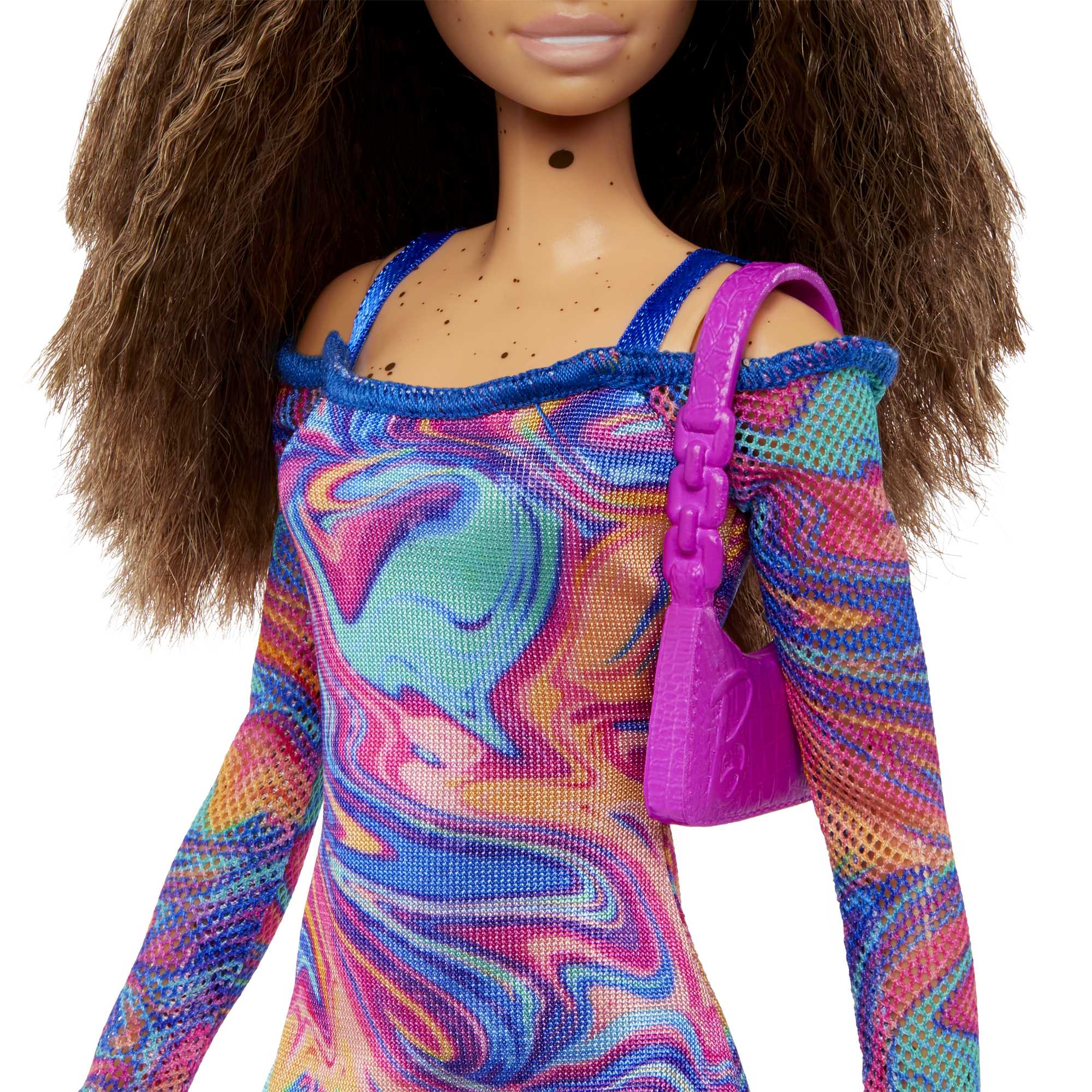 Barbie Fashionistas Puppe Nr. 206 Mit Gekrepptem Haar Und Sommersprossen - Image 4