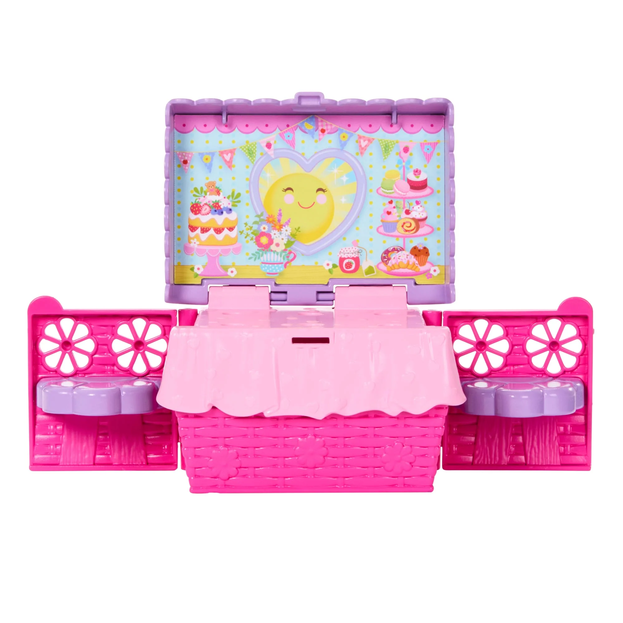 Conjunto De Juego Desplegable Fiesta Del Té Del Club Chelsea De Barbie Family & Friends Con Muñeca Pequeña Y Más De 10Accesorios - Image 4