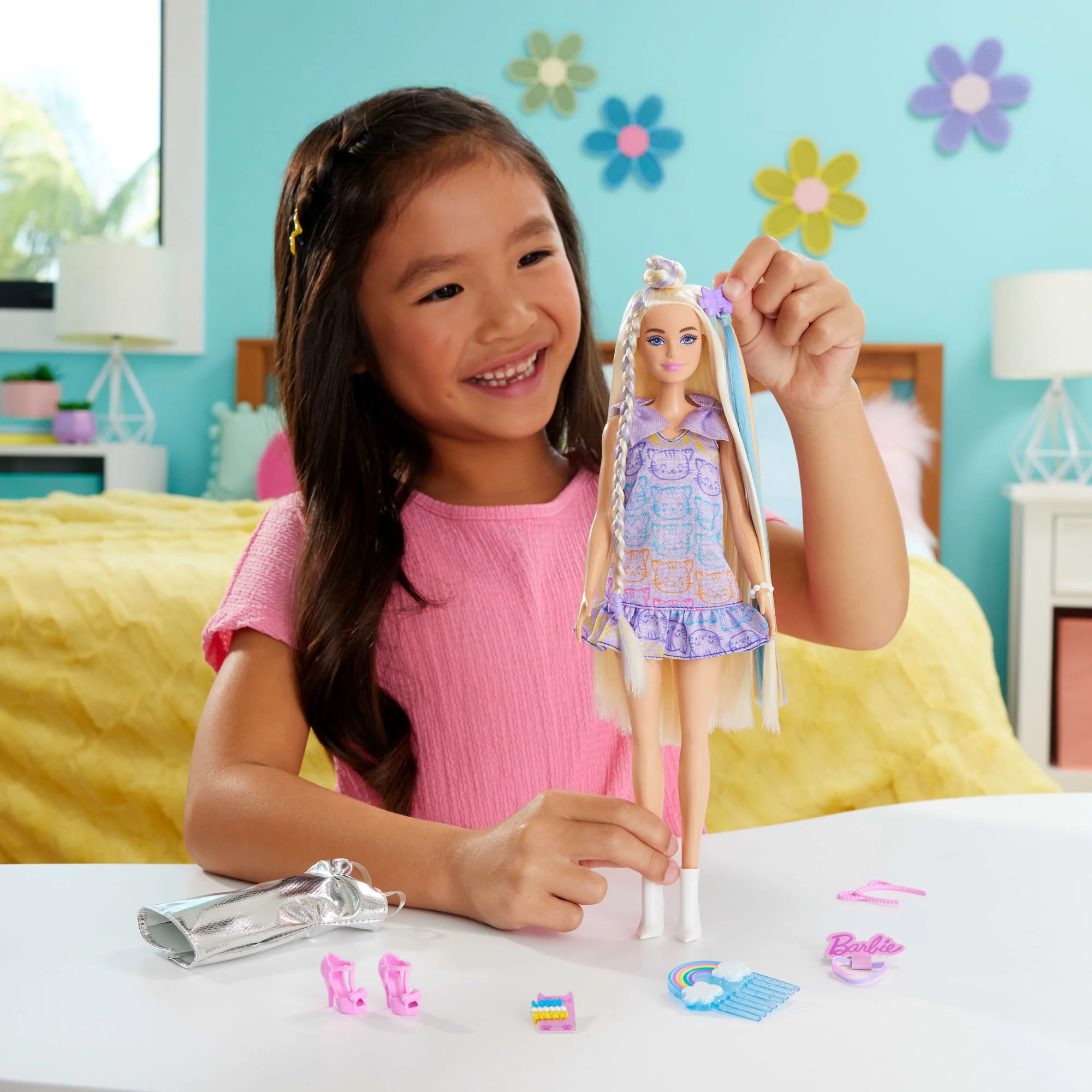 Barbie Fun & Fancy Puppe Mit Accessoires, Modepuppe Mit Extra Langem Blondem Haar Und 2 Looks - Image 2