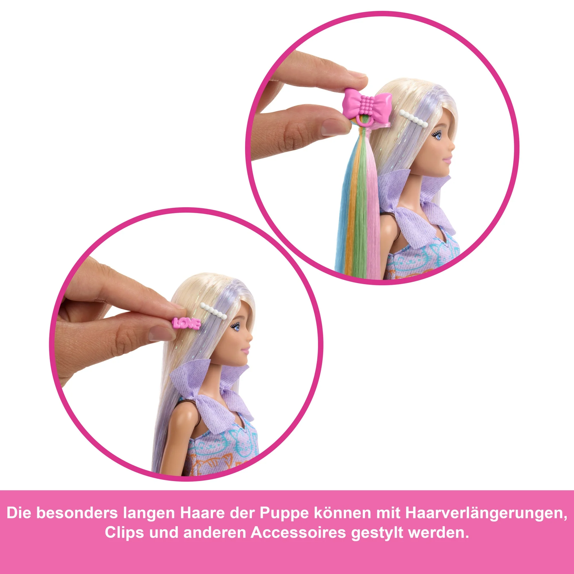 Barbie Fun & Fancy Puppe Mit Accessoires, Modepuppe Mit Extra Langem Blondem Haar Und 2 Looks - Image 5