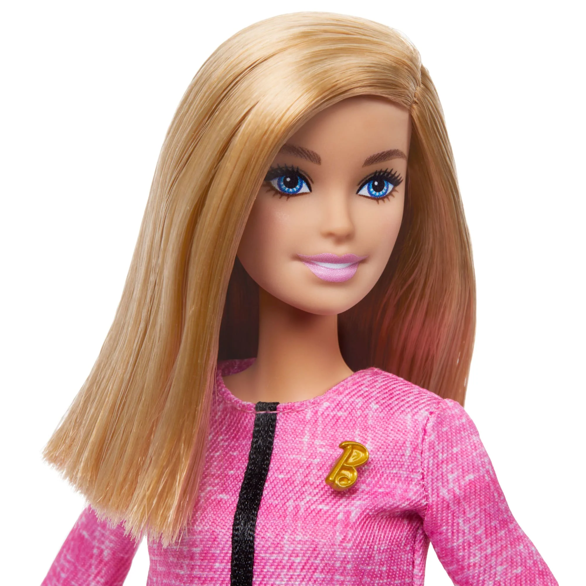 Barbie Geleceğin Lideri Sarışın Bebek, Kıyafetli, Altın Rengi 2 Bilezikli Ve Rozetli, Çıkartmalı - Image 2