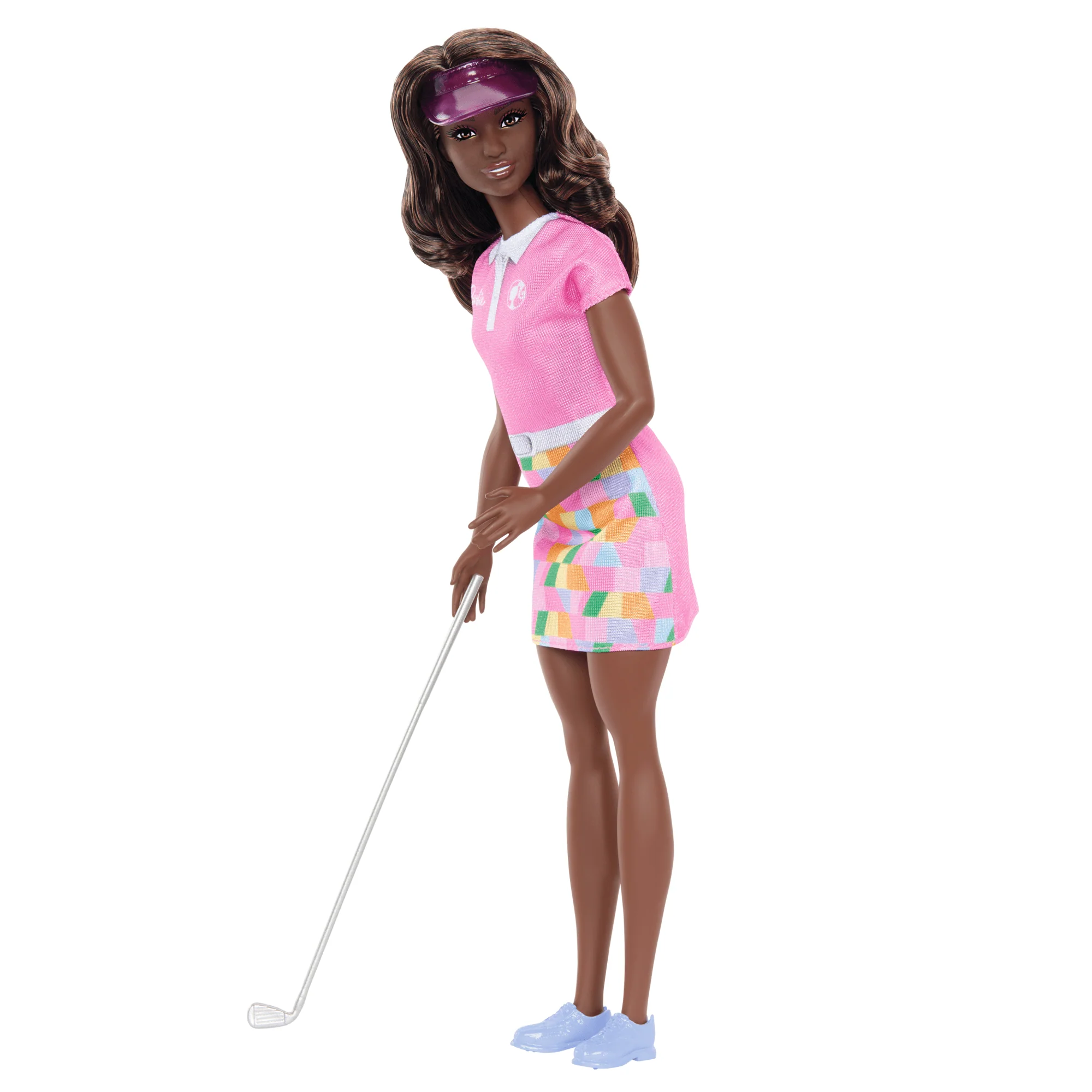 Barbie Golfer Fashion Doll in Golf Uniform, Includes Visor & Golf Club Accessories - Image 2