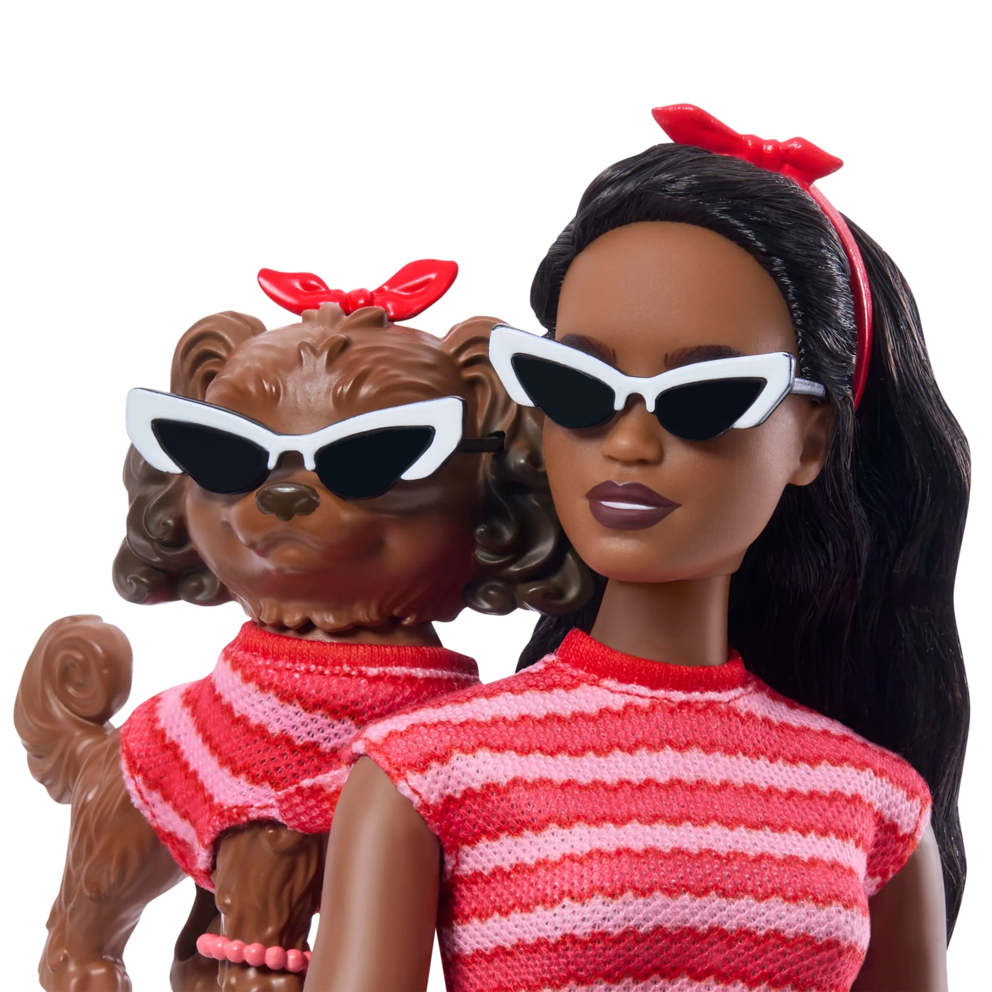 Barbie Jednakowa stylizacja Lalka i piesek – Paski Zestaw lalka, figurka i akcesoria Zabawka 3+ - Image 5