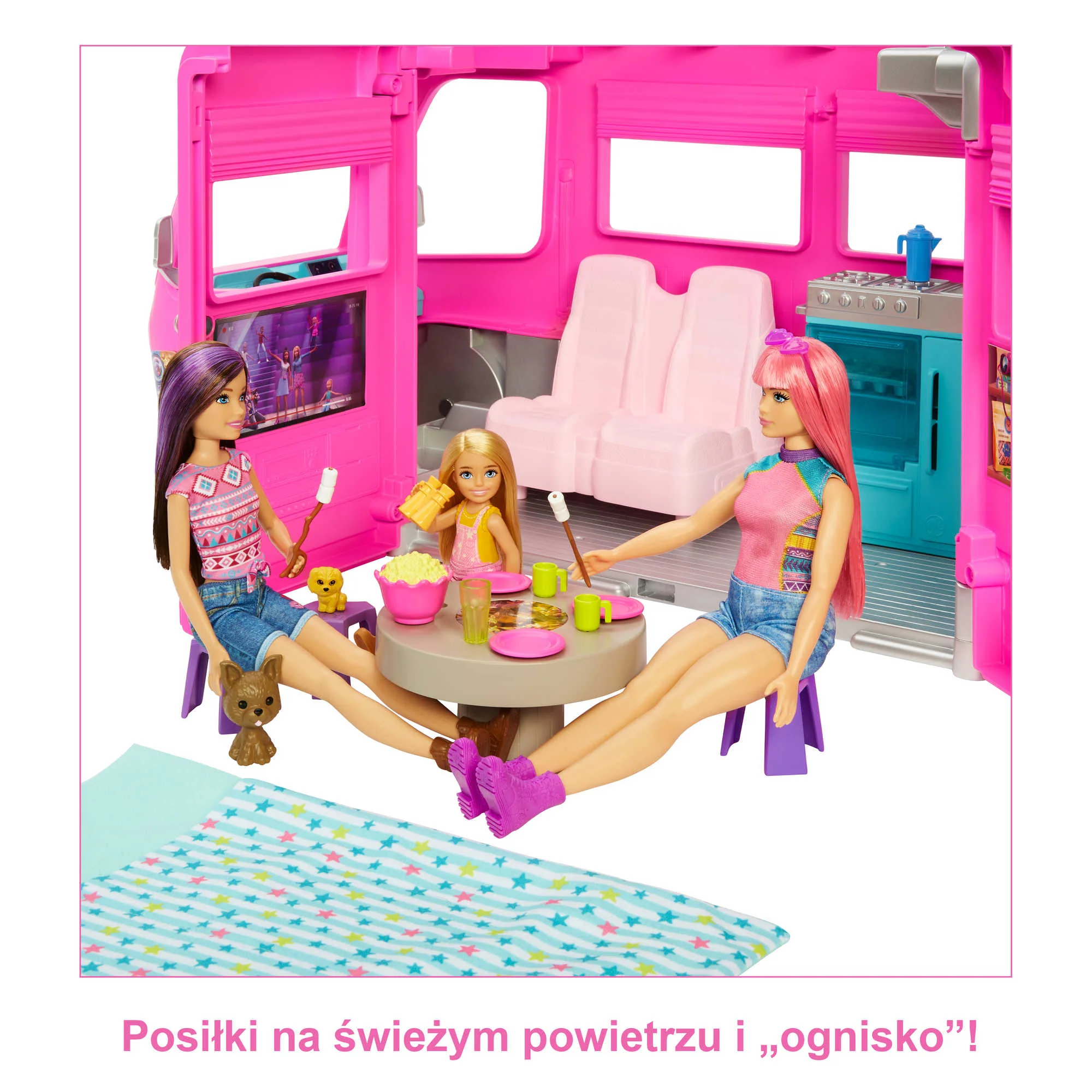 Barbie Kamper Marzeń Dreamcamper Zestaw do zabawy - Image 5