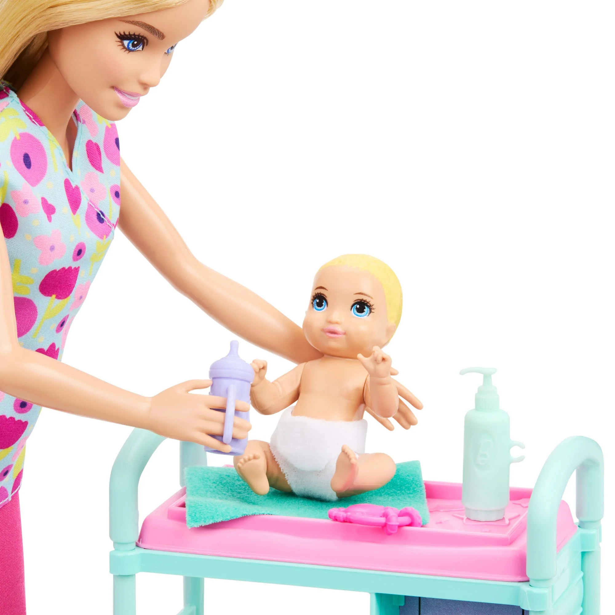 Barbie Karriere Kinderärztin-Spielset Mit Blonder Modepuppe, 2 Baby-Puppen, Behandlungstisch Und Zubehörteilen - Image 2