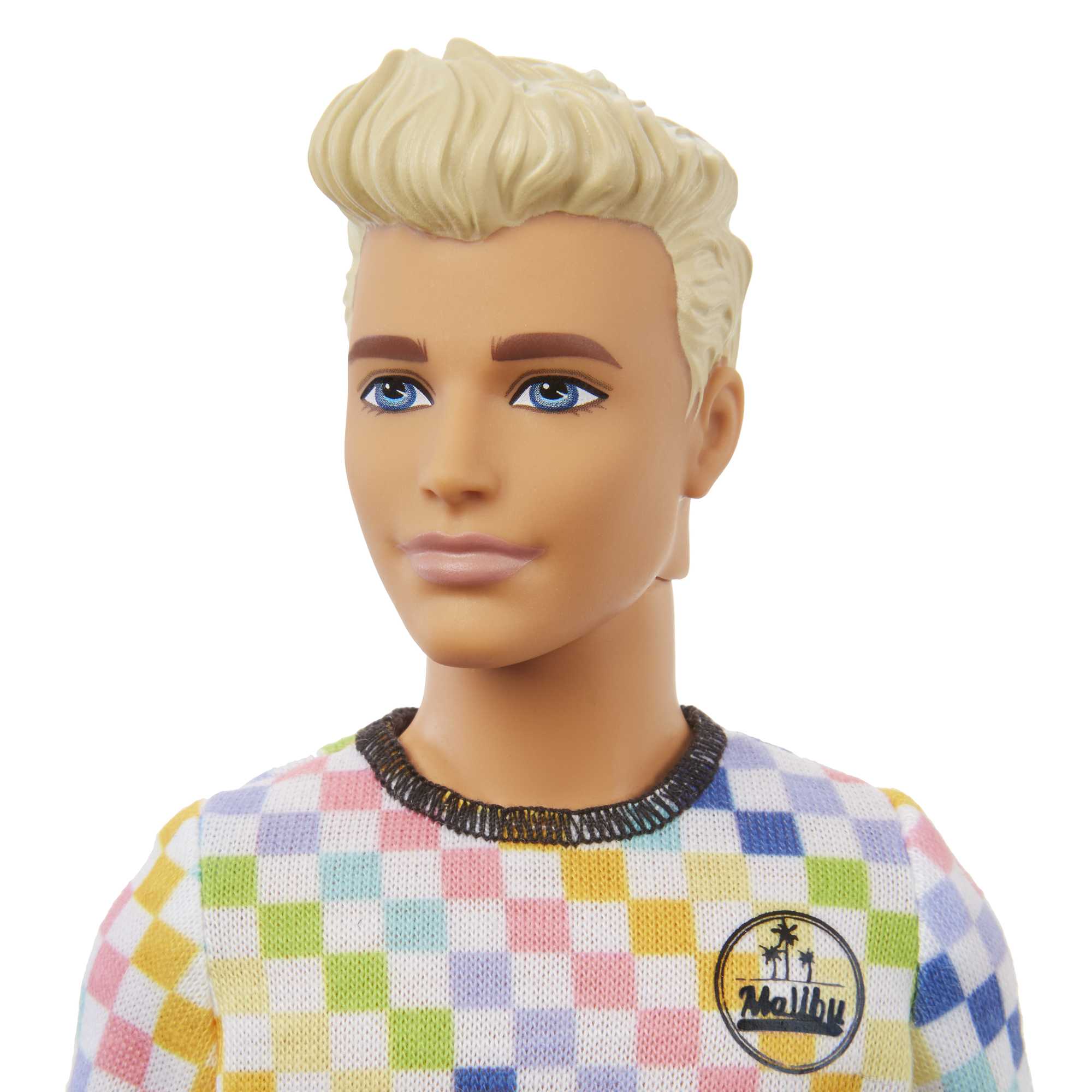 Barbie Ken Fashionistas Puppe Im Karierten T-Shirt - Image 3